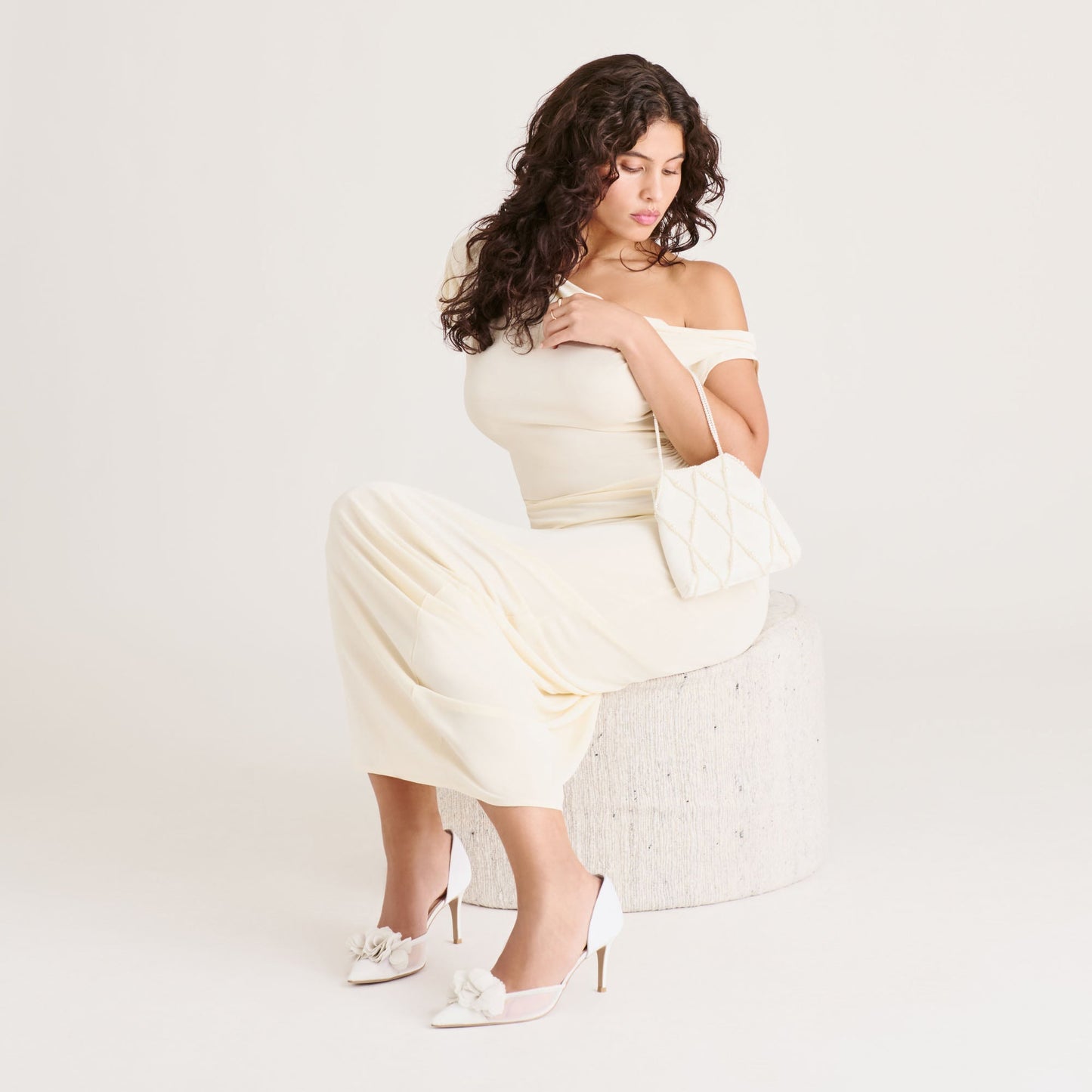Evelin White Mesh Heels Dolce Vita On sale