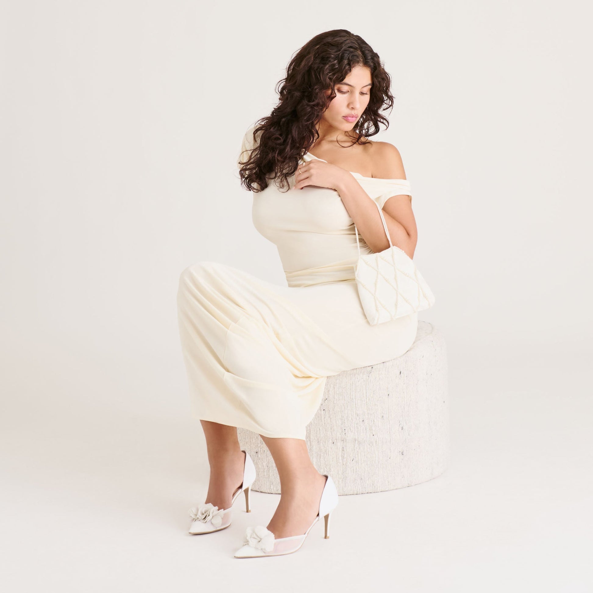Evelin White Mesh Heels Dolce Vita On sale