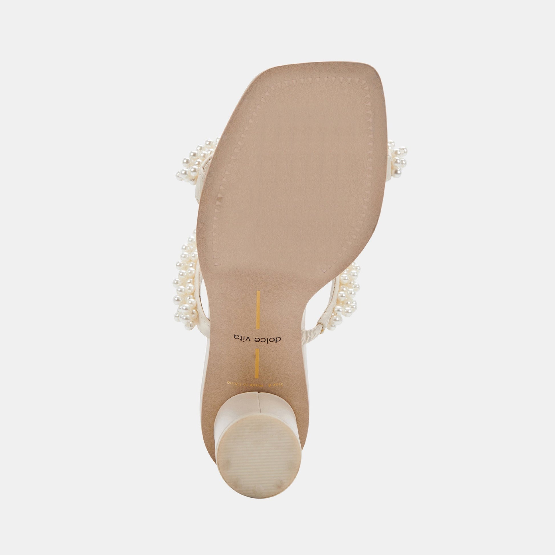 NOEL Heels Vanilla Pearls | Vanilla Pearl Bead Heels
 – Dolce Vita Dolce Vita us