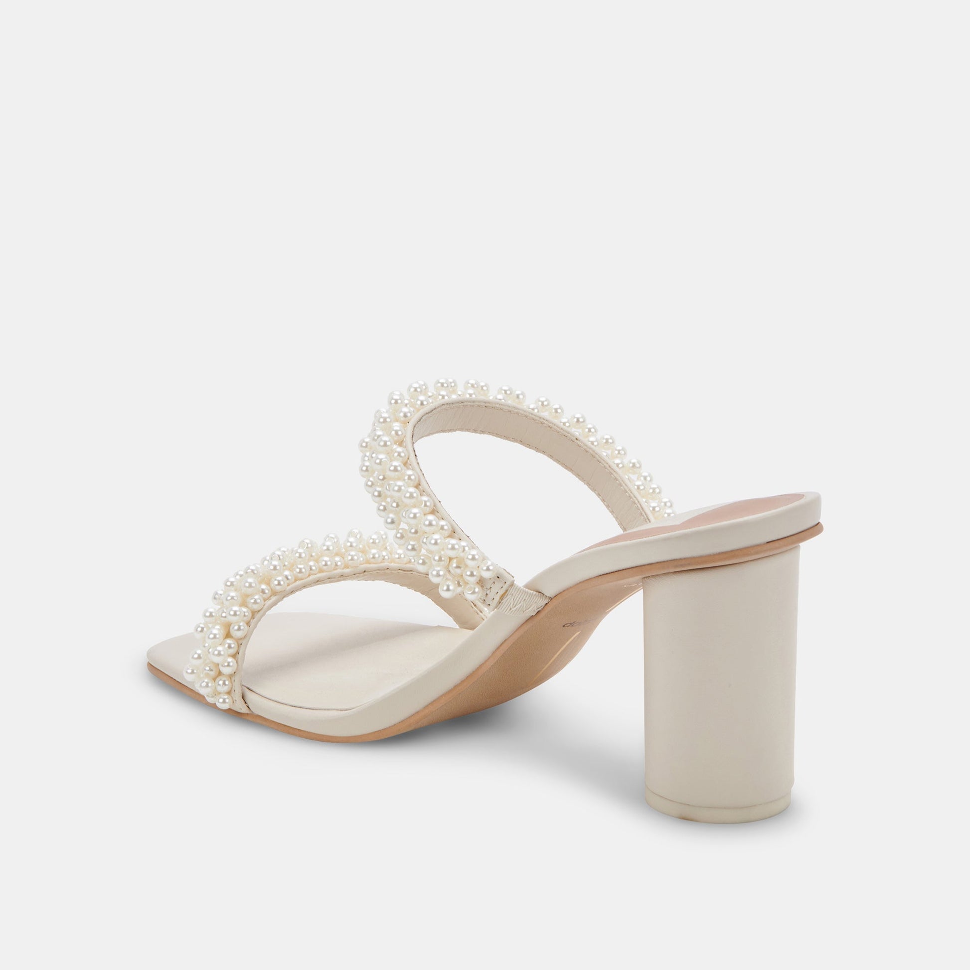 NOEL Heels Vanilla Pearls | Vanilla Pearl Bead Heels
 – Dolce Vita Dolce Vita us