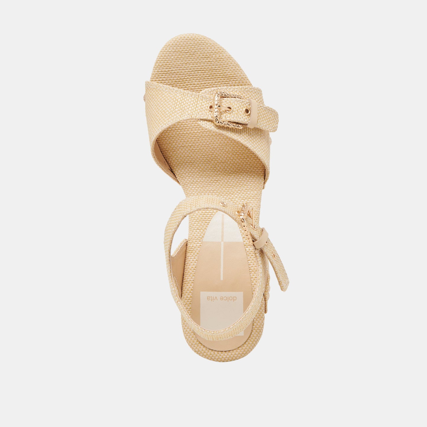 YANDY HEELS LT NATURAL RAFFIA
 – Dolce Vita Dolce Vita Discount