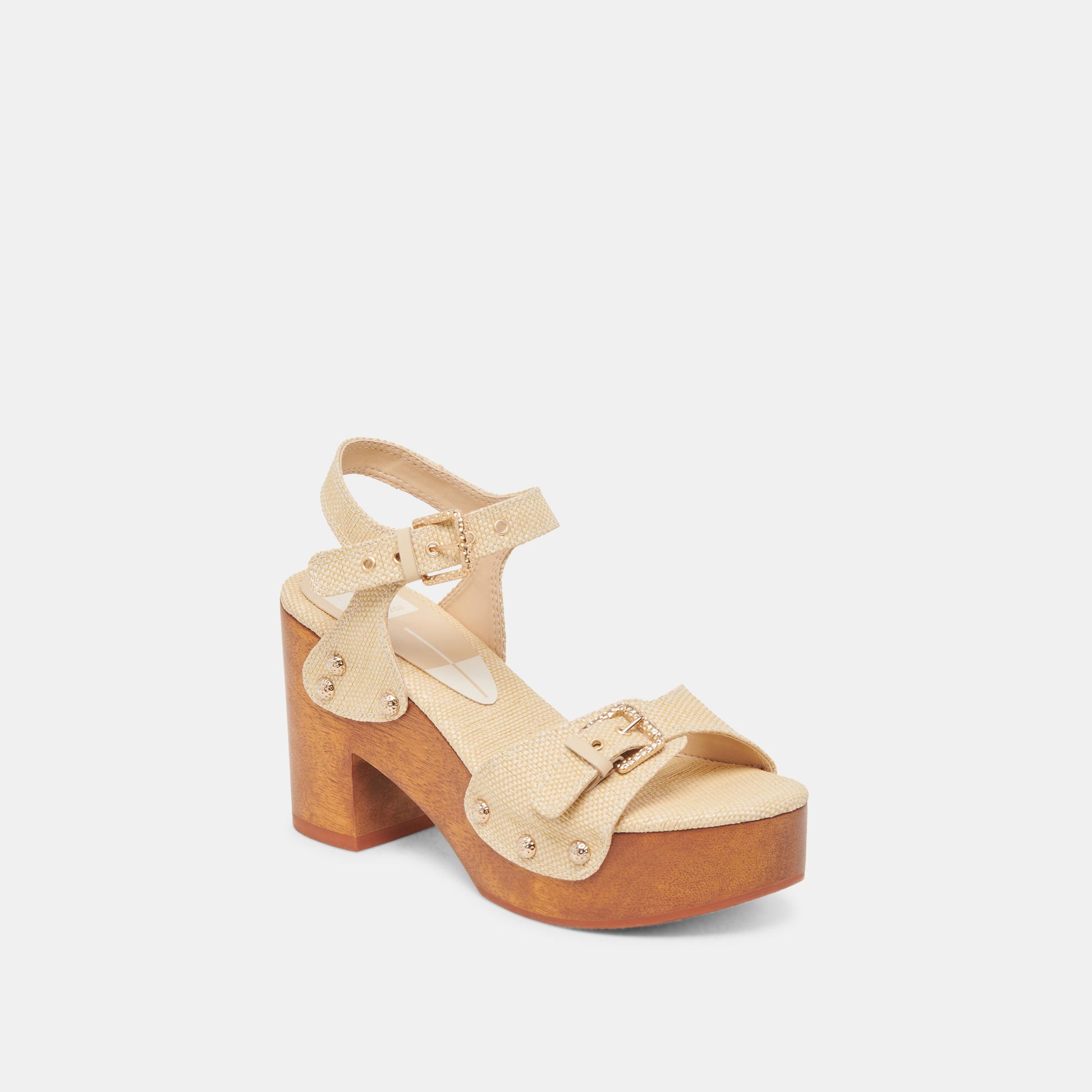 YANDY HEELS LT NATURAL RAFFIA
 – Dolce Vita Dolce Vita Discount