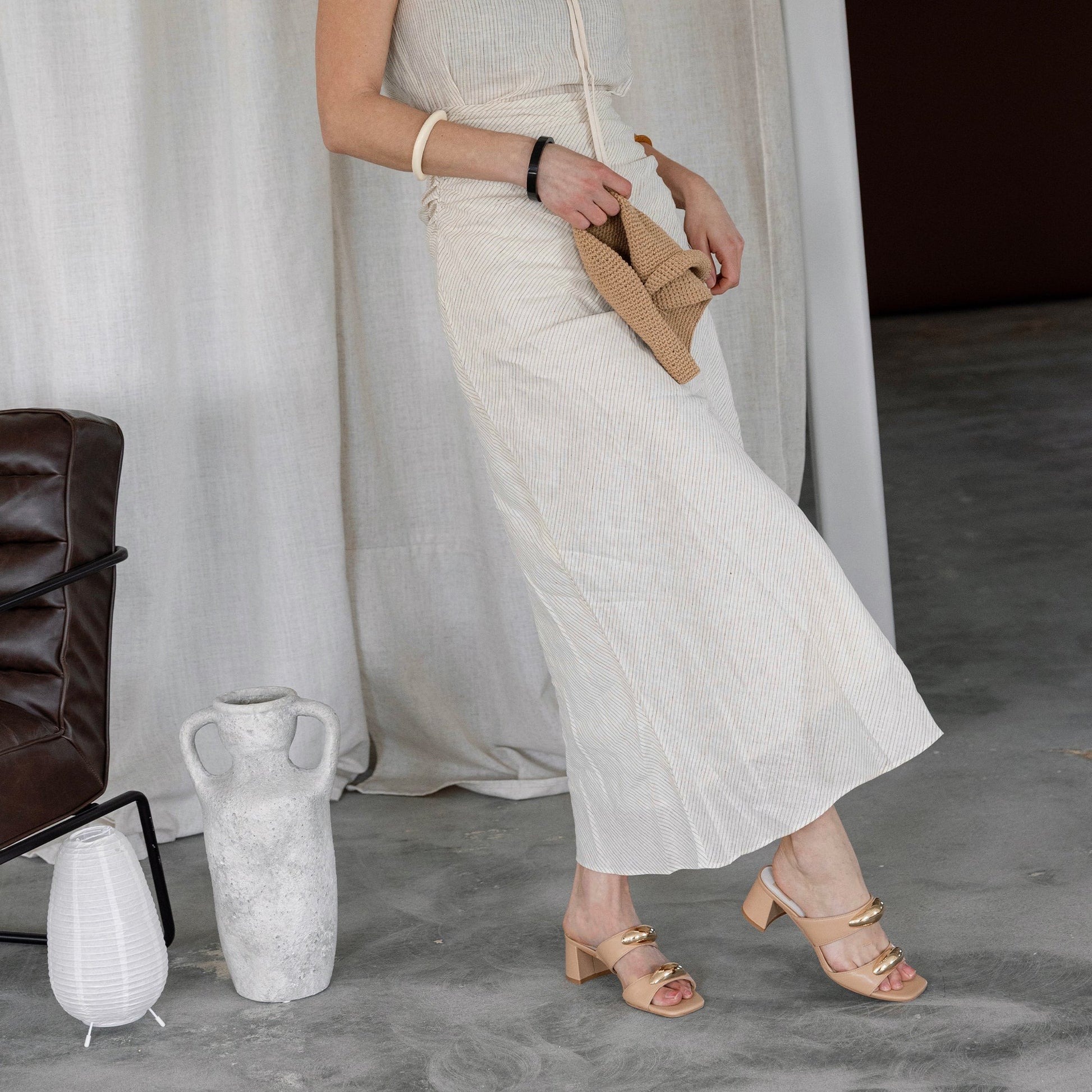 Barnet Light Tan Leather Heels Dolce Vita Online