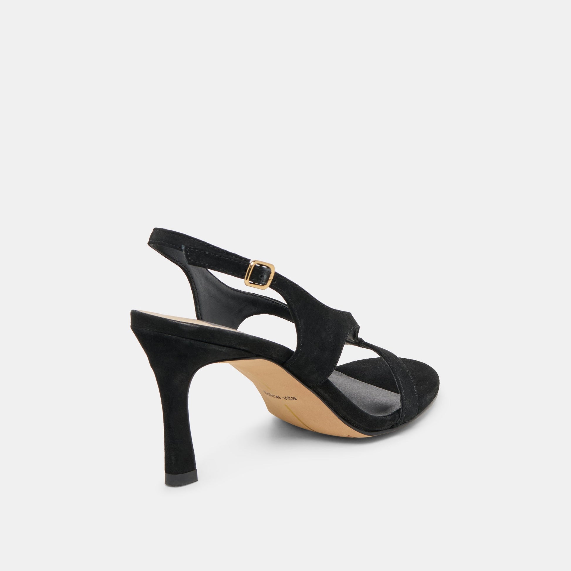 Izela Onyx Suede Heels Dolce Vita Discount