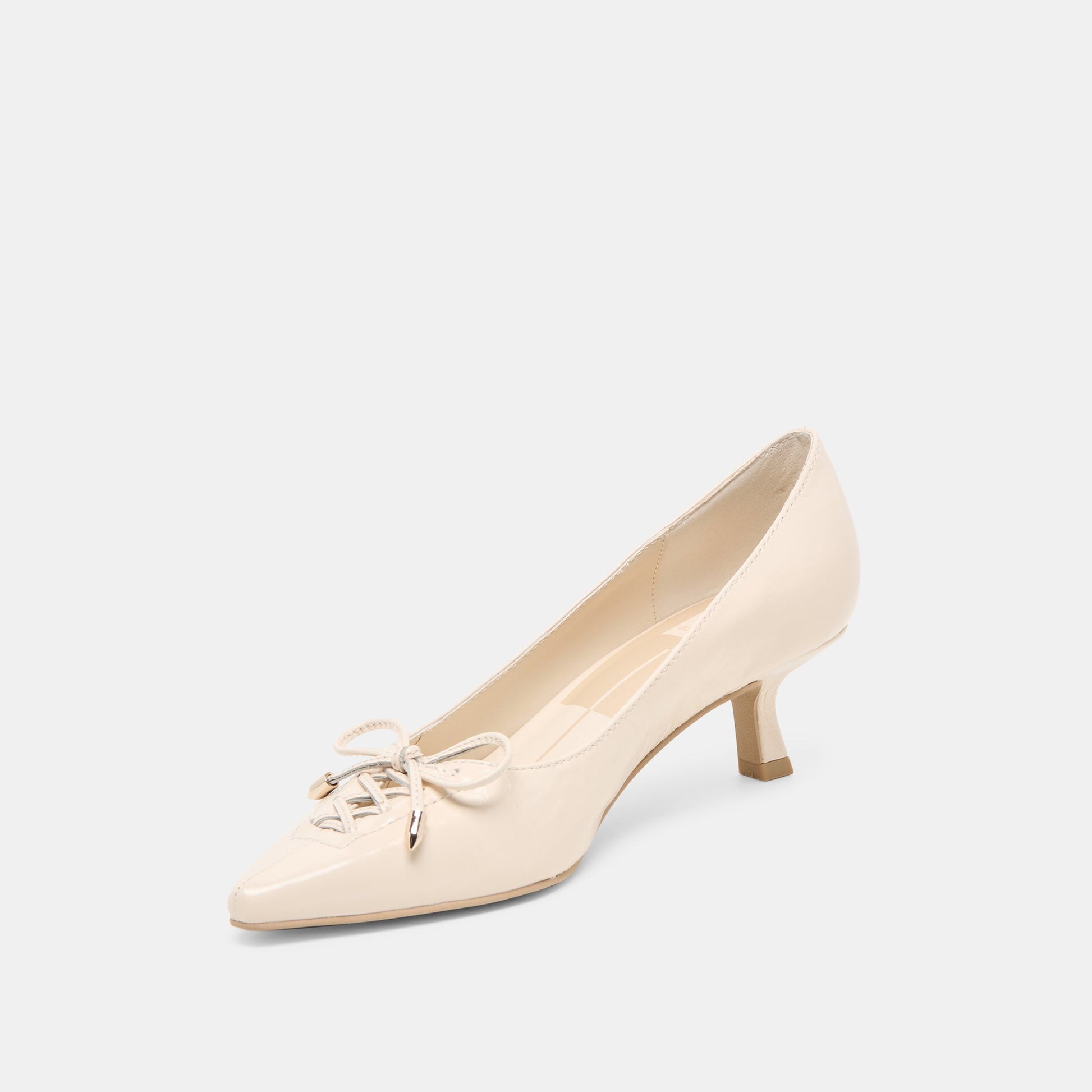 Clarie Bone Crinkle Patent Leather Heels Dolce Vita Sale