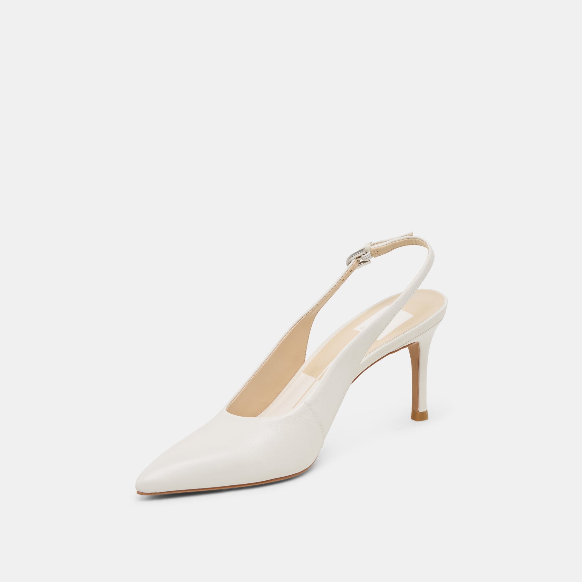 ELASI HEELS WHITE LEATHER
 – Dolce Vita Dolce Vita On sale