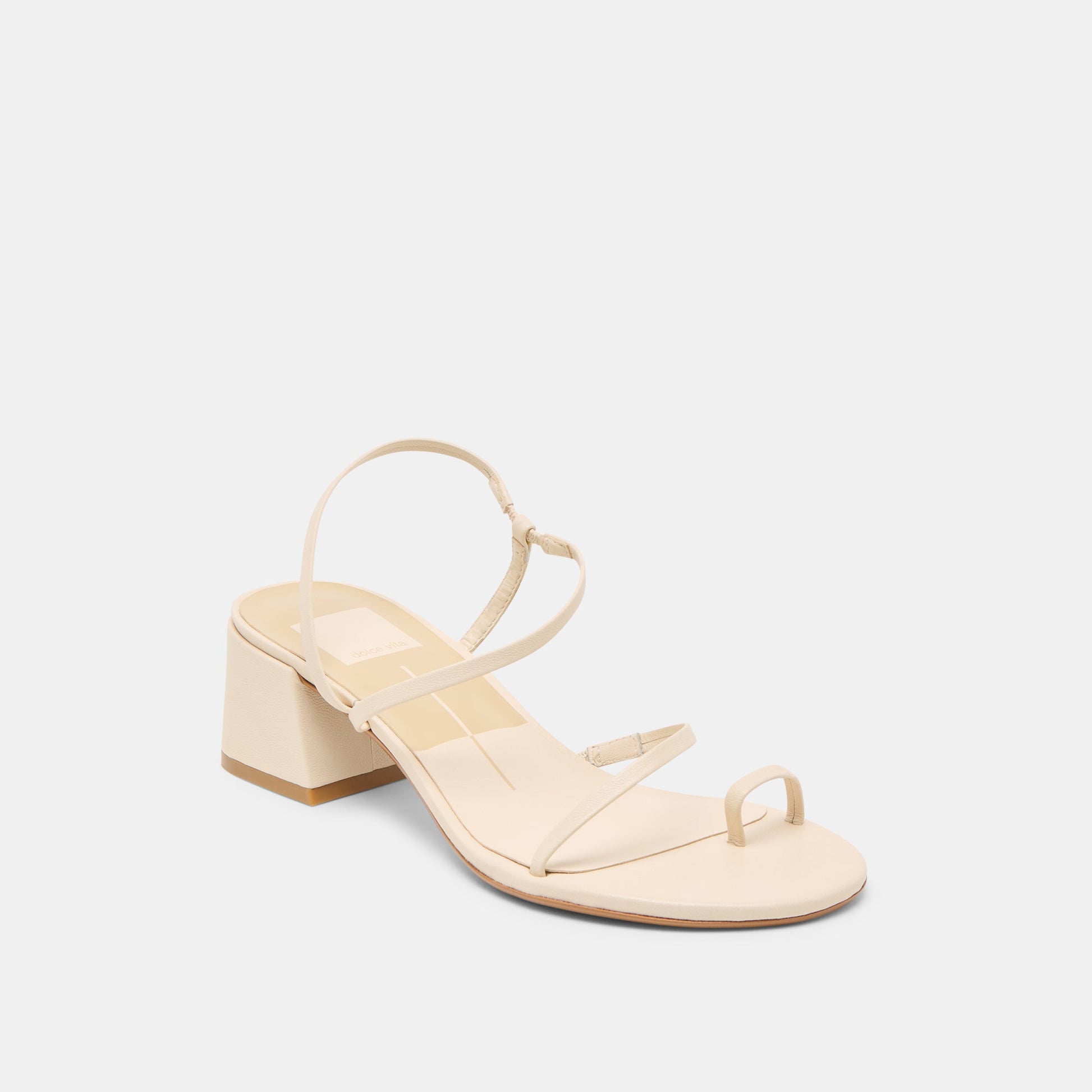 Trini Creme Leather Heels Dolce Vita For sale