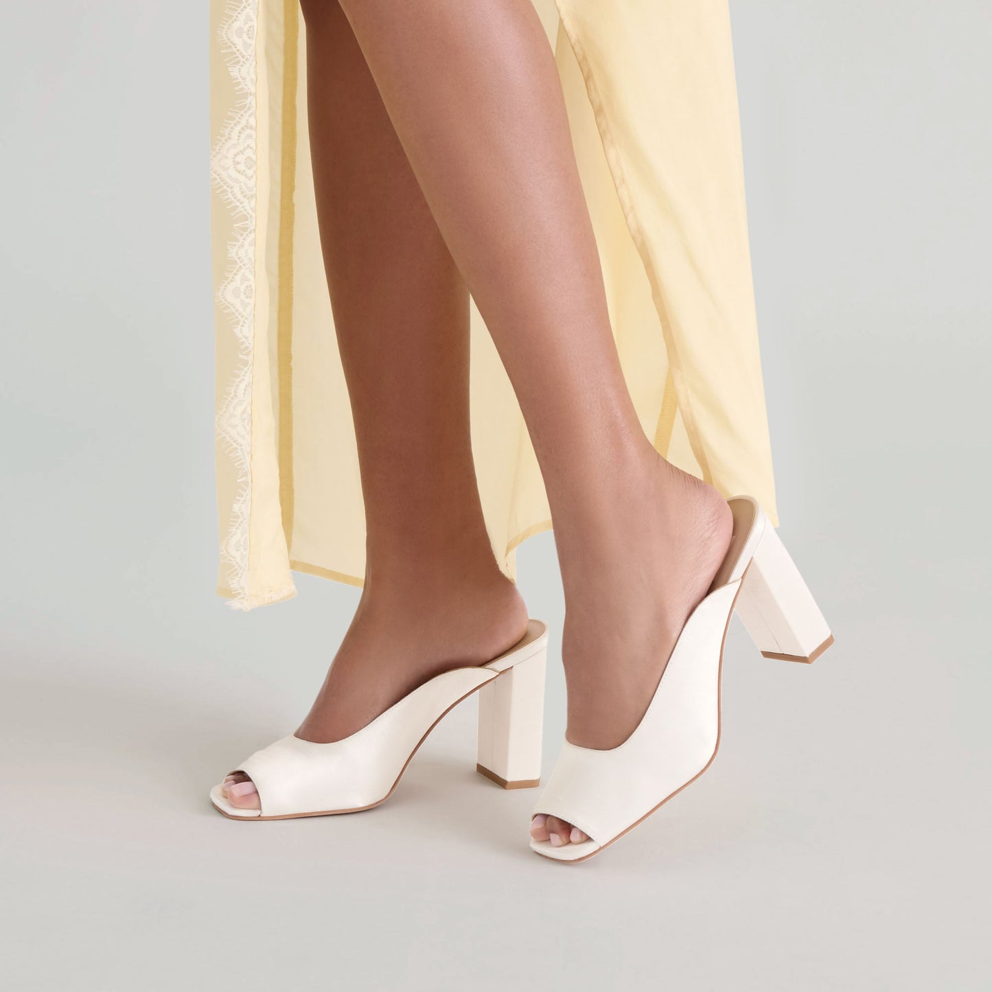 Sabela Off White Satin Heels Dolce Vita Discount