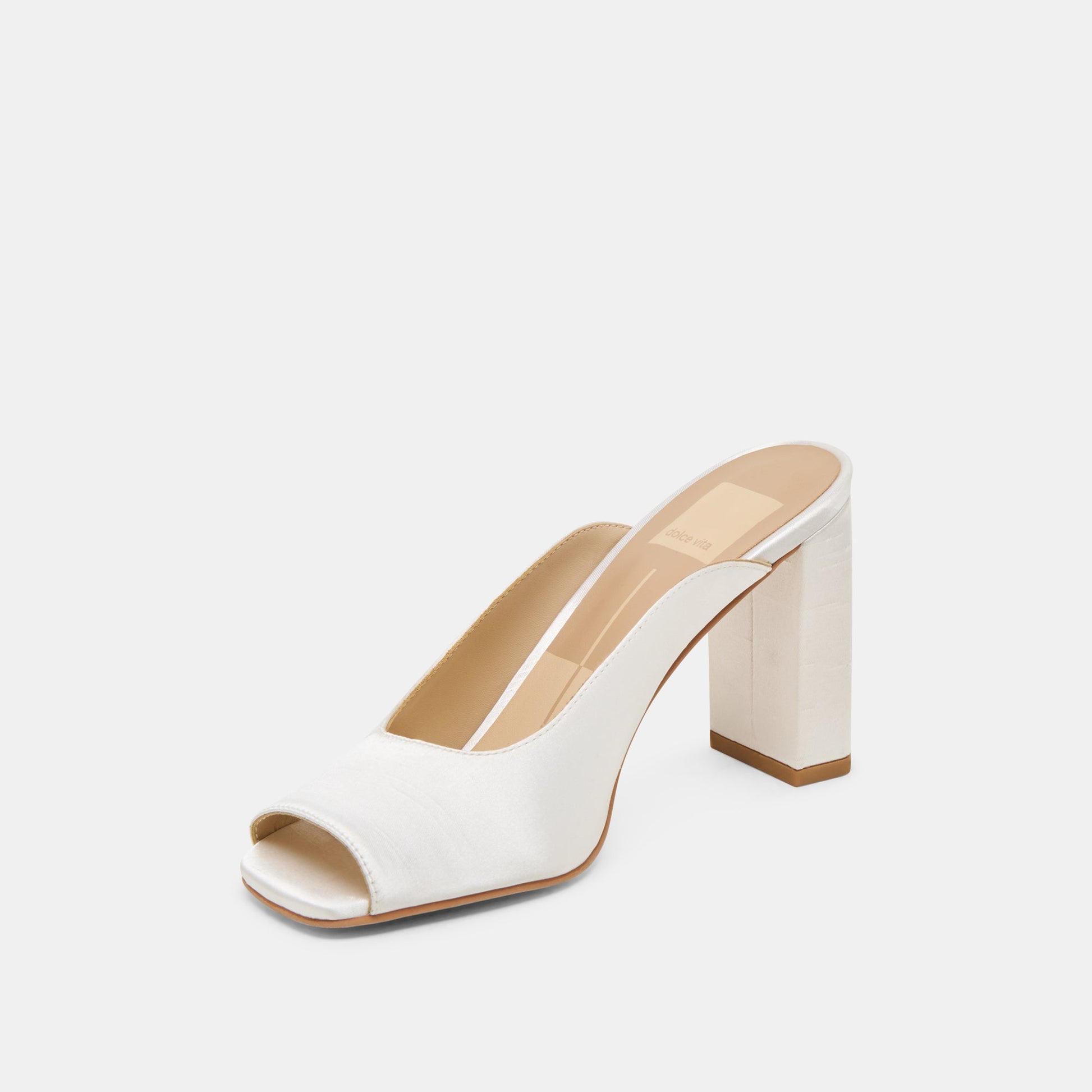 Sabela Off White Satin Heels Dolce Vita Discount