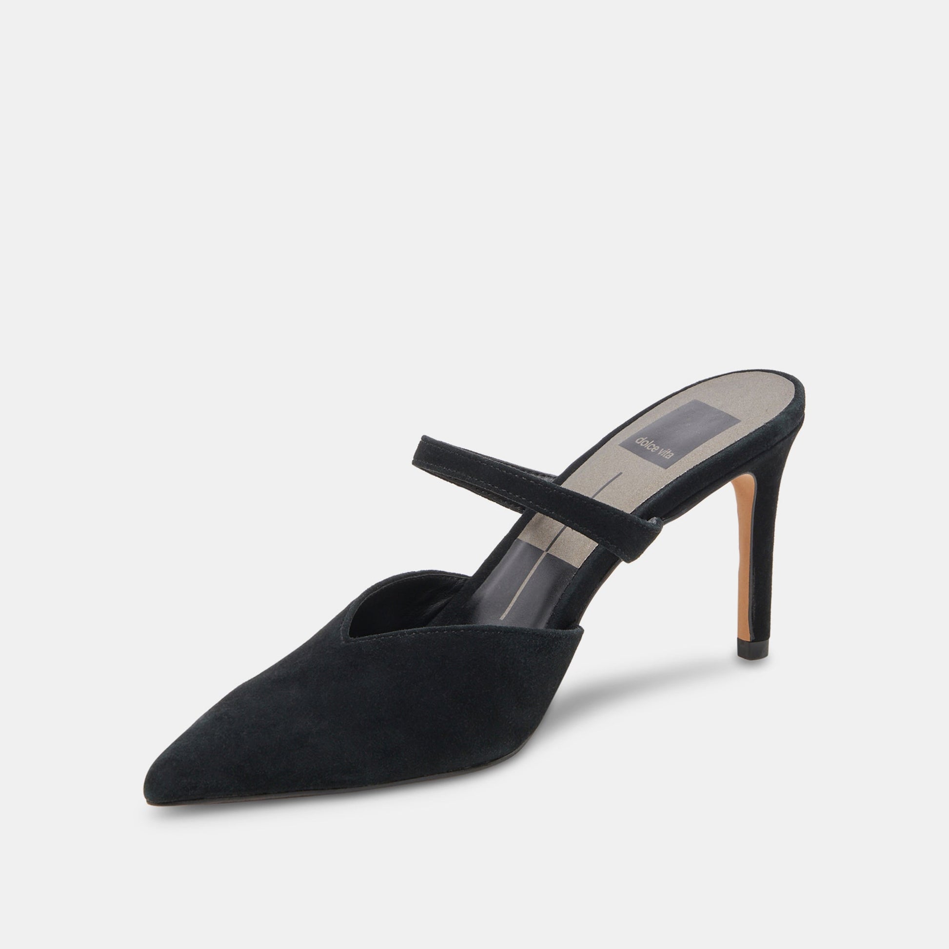 KANIKA WIDE HEELS ONYX SUEDE
 – Dolce Vita Dolce Vita Sale