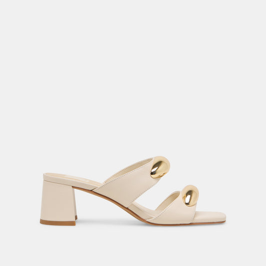 Barnet Bone Leather Heels Dolce Vita Outlet