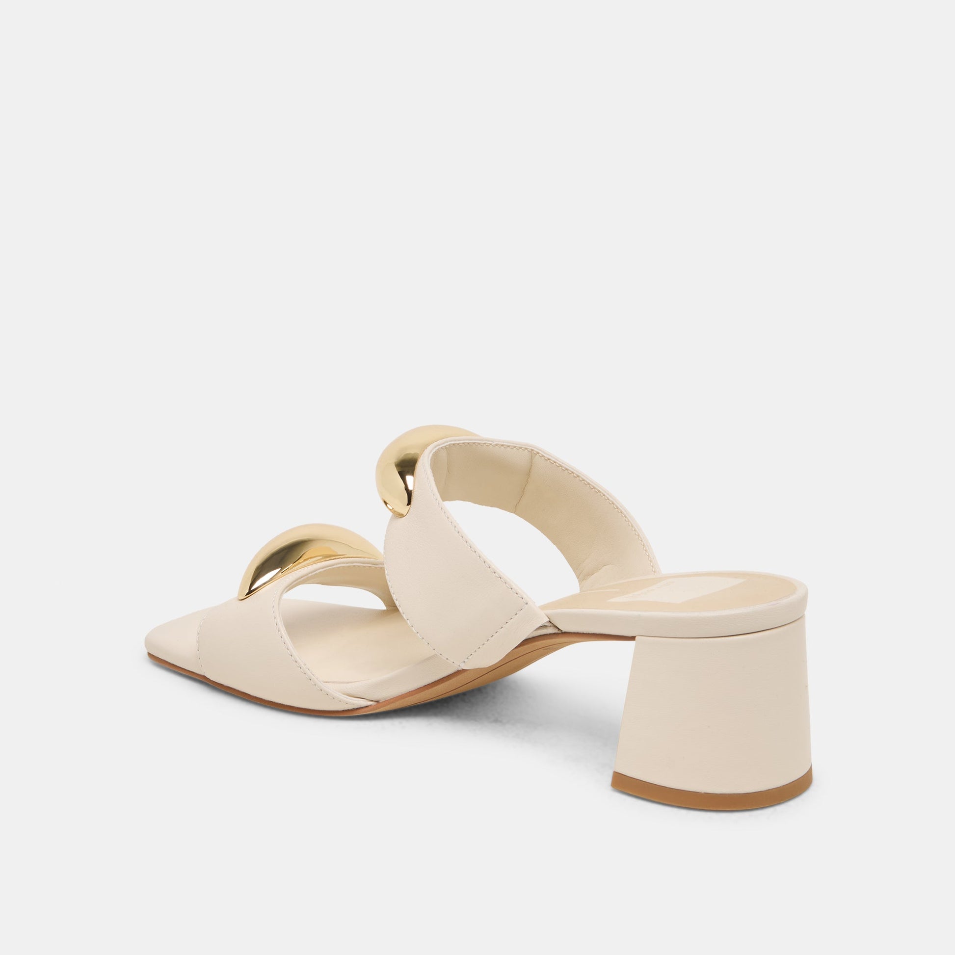 Barnet Bone Leather Heels Dolce Vita Outlet