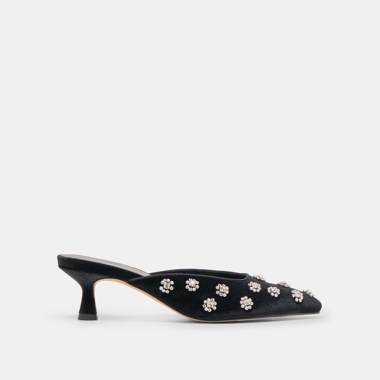 Clara Nero Velvet Heels Dolce Vita On sale