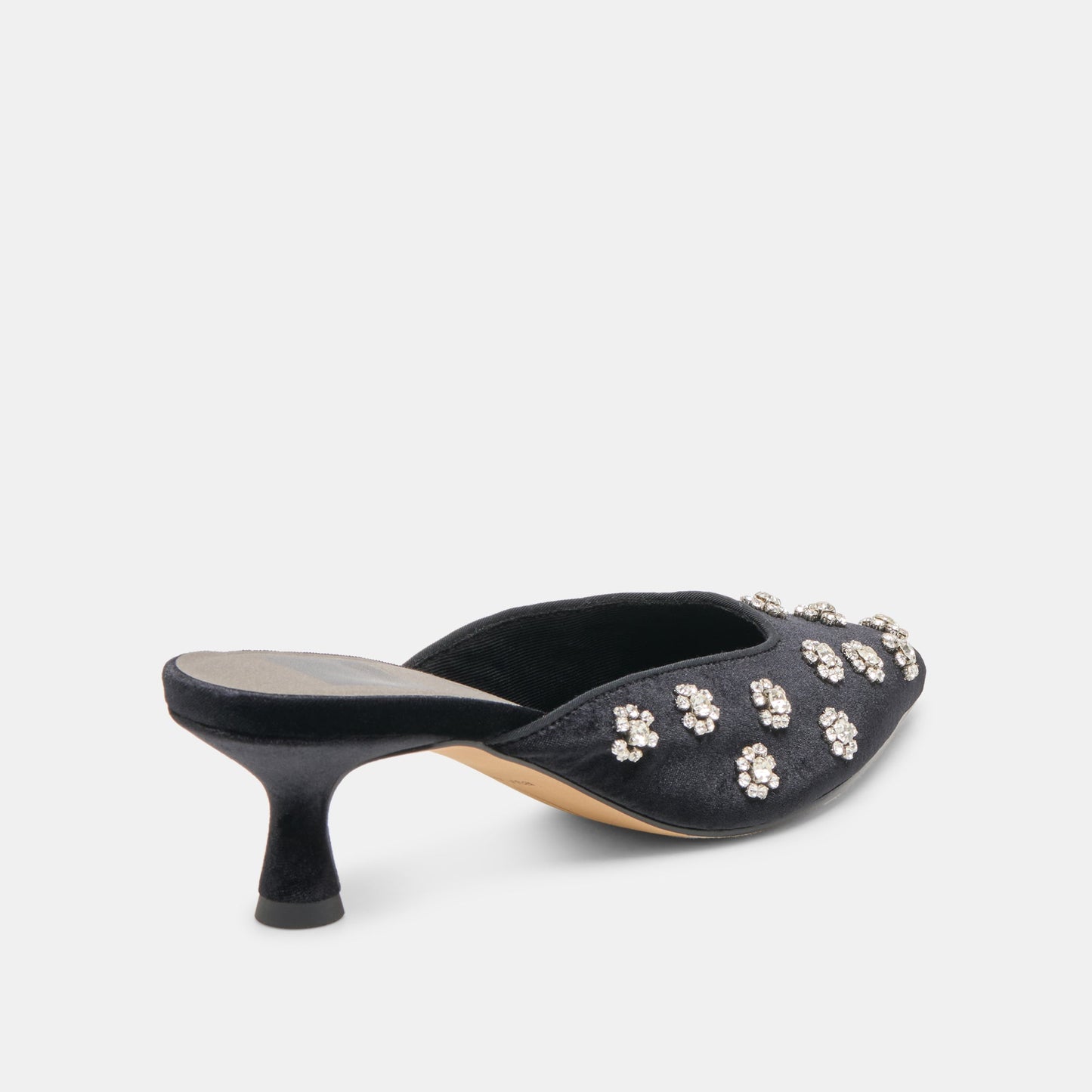 Clara Nero Velvet Heels Dolce Vita On sale