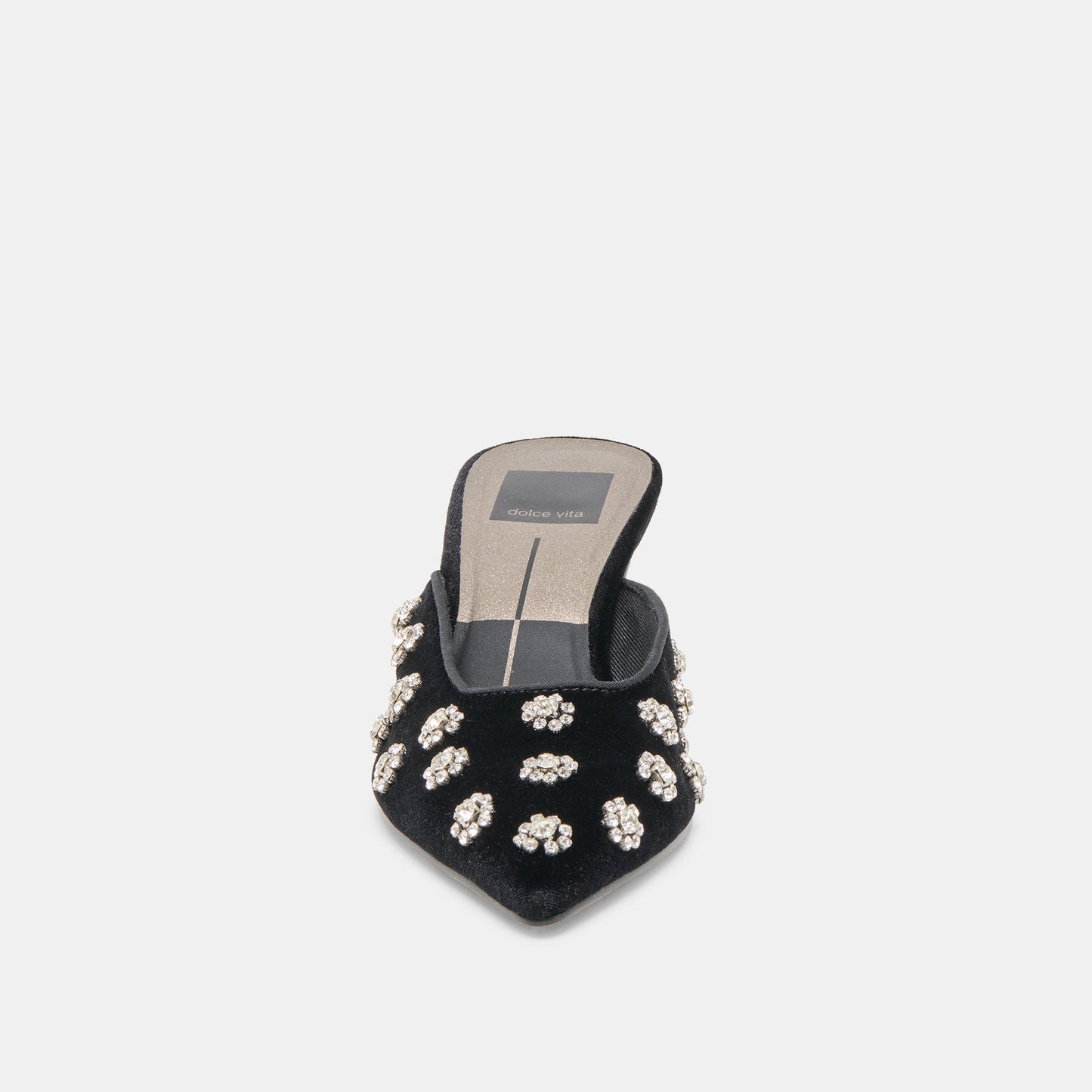 Clara Nero Velvet Heels Dolce Vita On sale