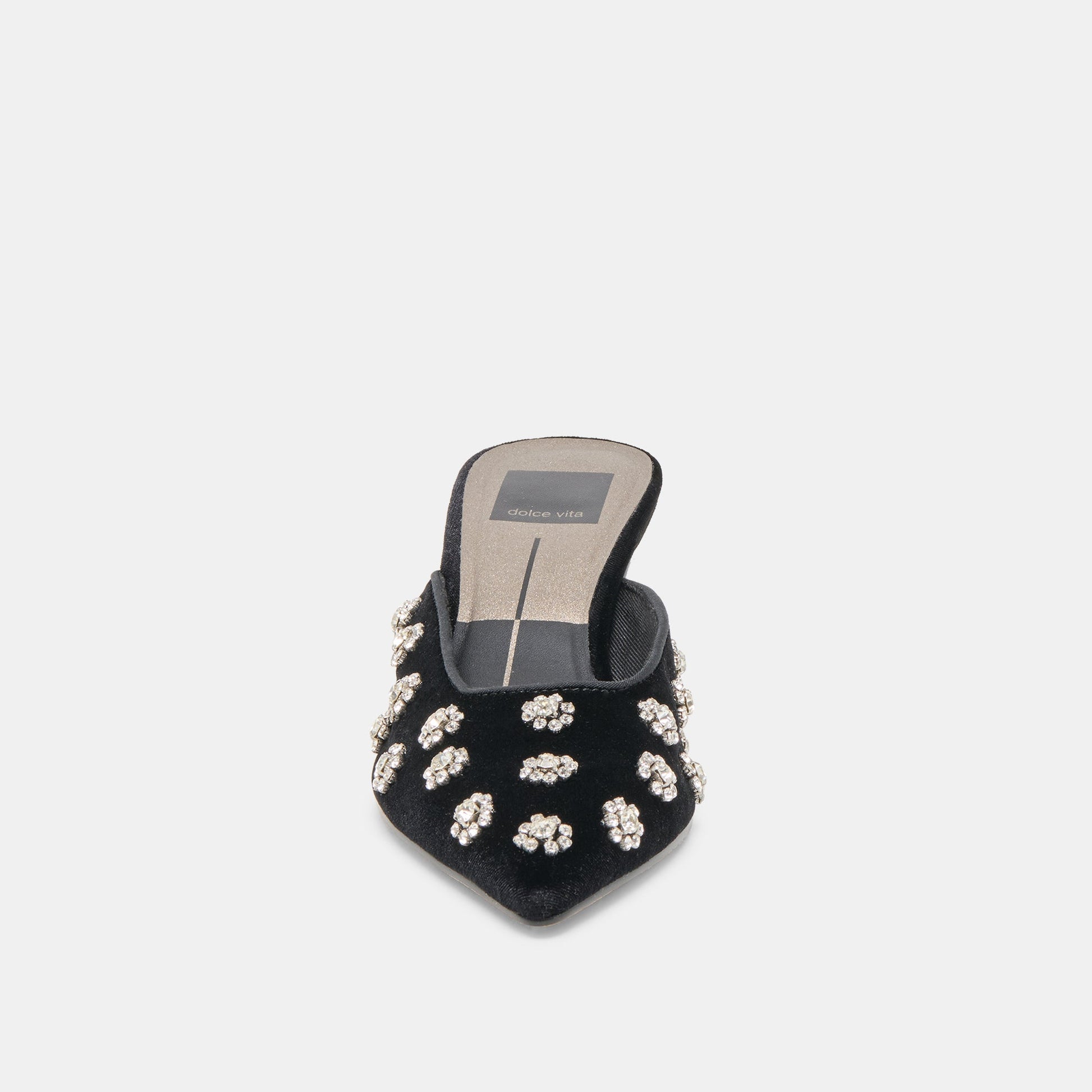 Clara Nero Velvet Heels Dolce Vita On sale