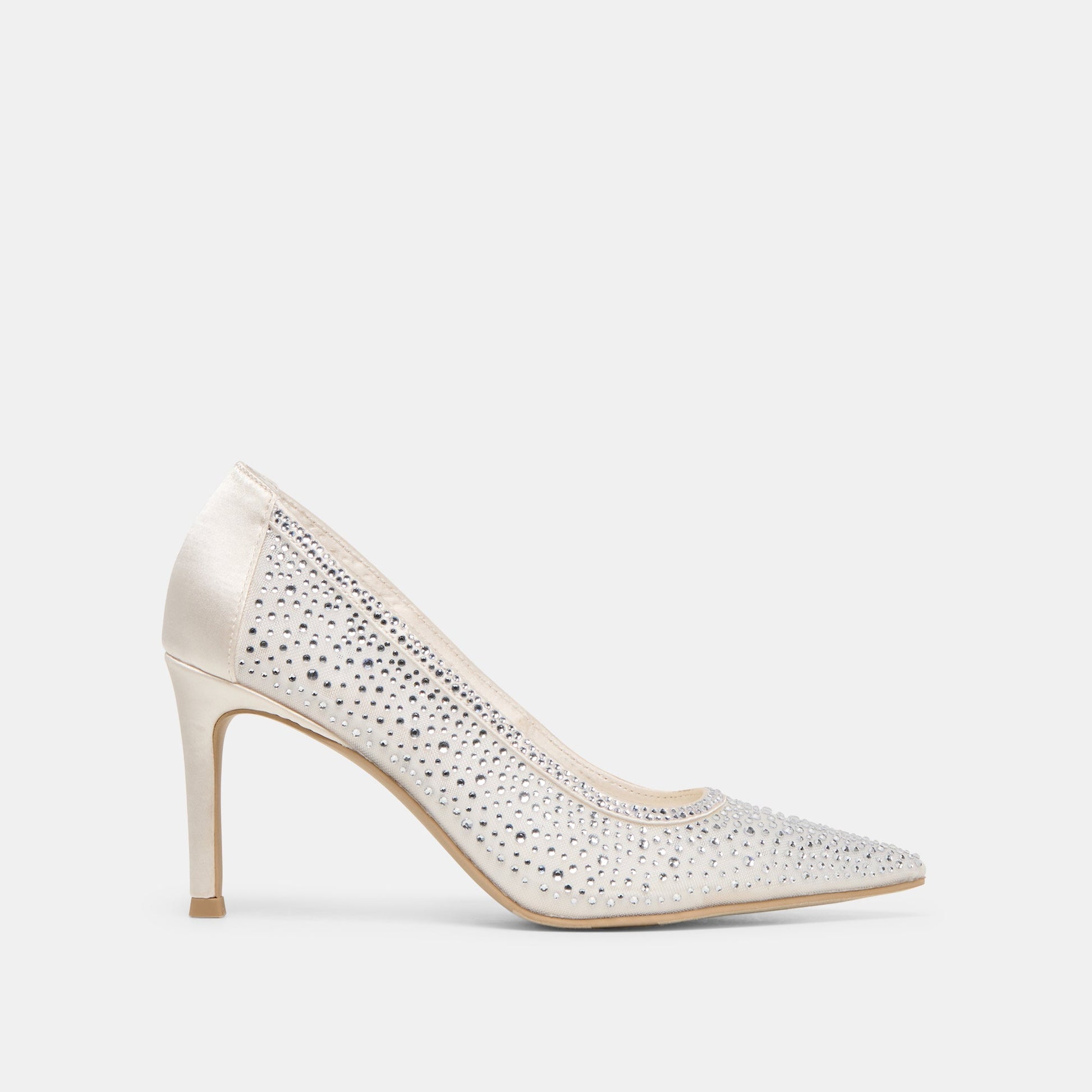 Kashe Crystal White Mesh Heels Dolce Vita For sale