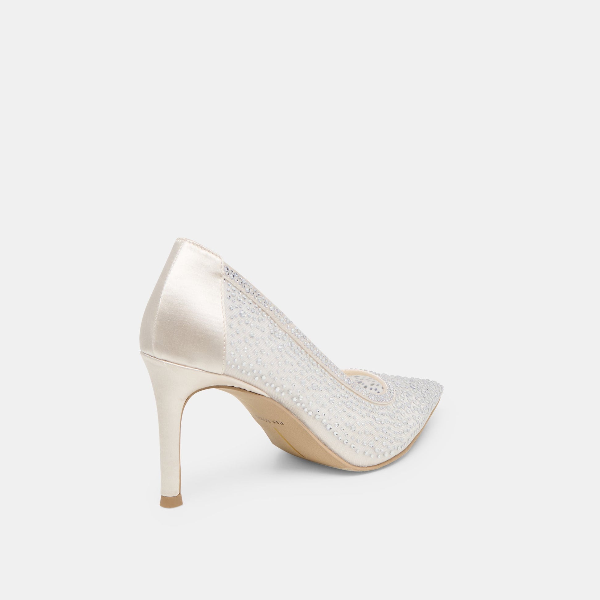 Kashe Crystal White Mesh Heels Dolce Vita For sale