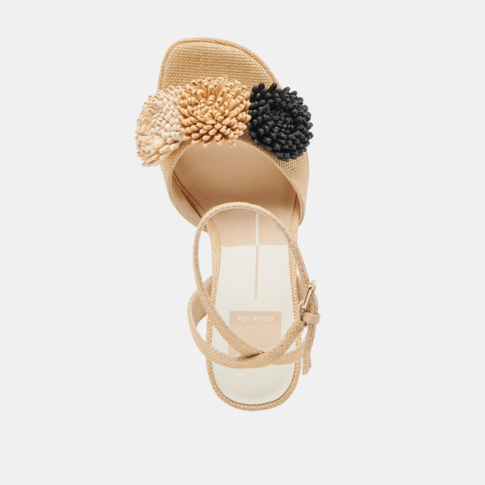 OLIVEA HEELS BLACK NATURAL RAFFIA
 – Dolce Vita Dolce Vita Discount