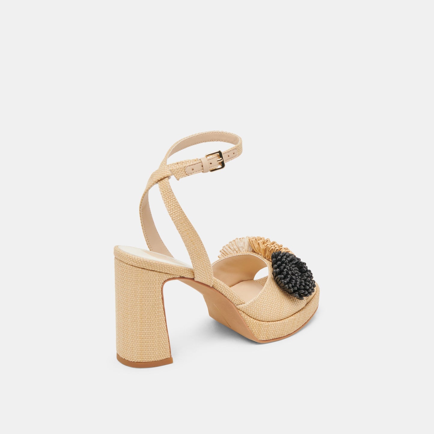 OLIVEA HEELS BLACK NATURAL RAFFIA
 – Dolce Vita Dolce Vita Discount