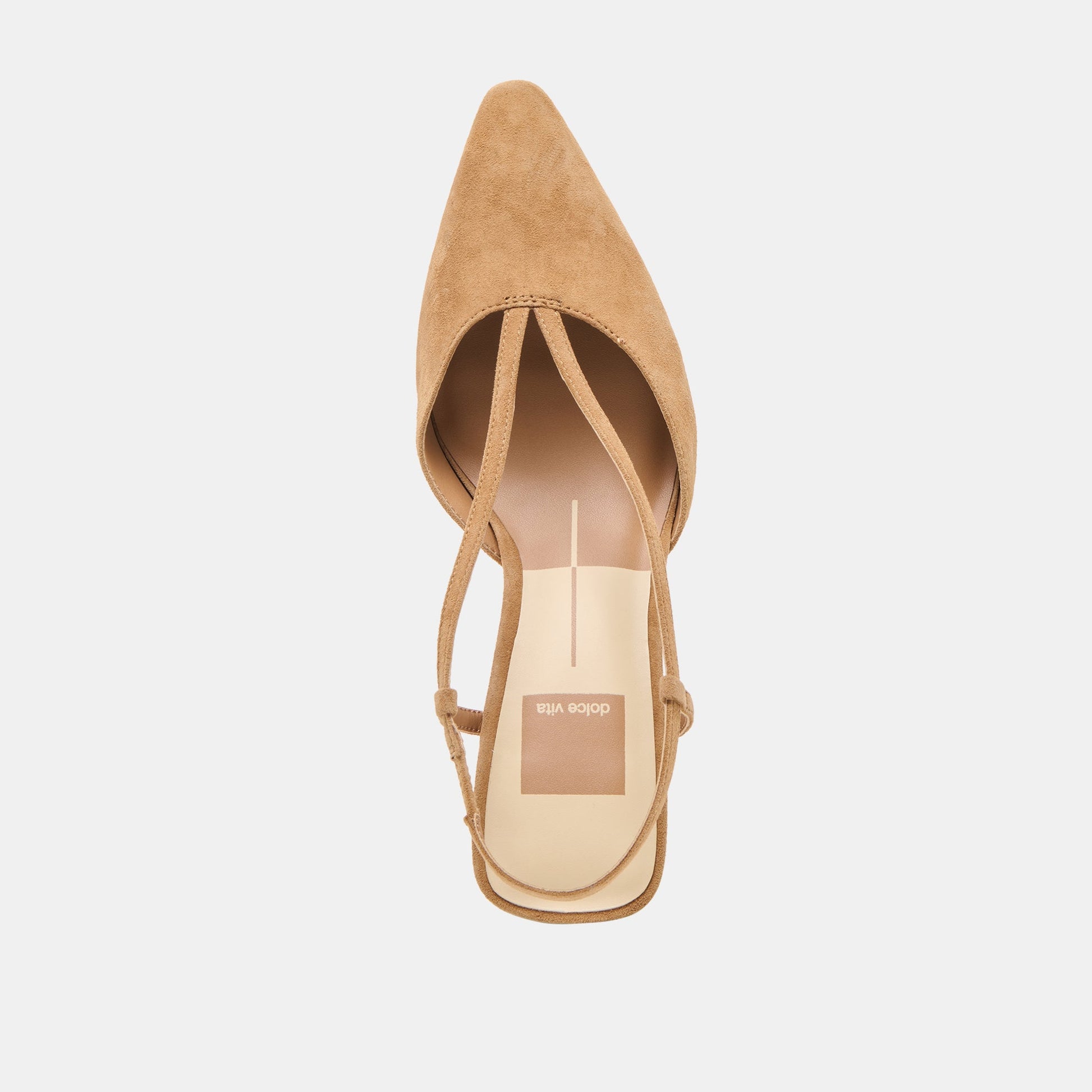 Ginay Lt Brown Suede Heels Dolce Vita Online