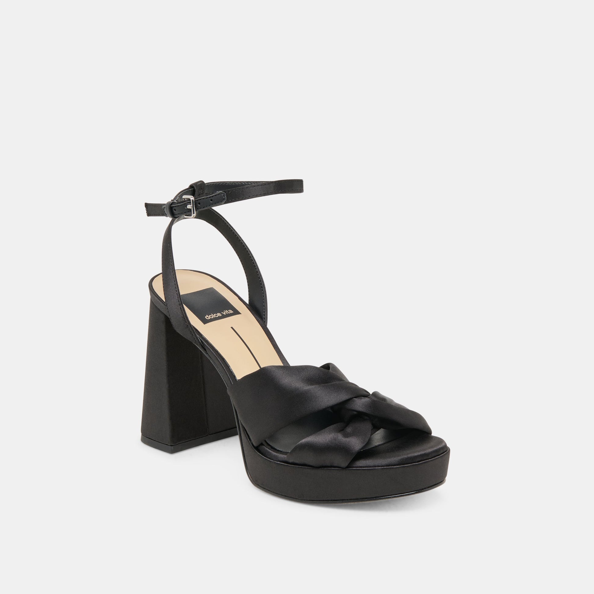PARLO HEELS ONYX SATIN
 – Dolce Vita Dolce Vita On sale