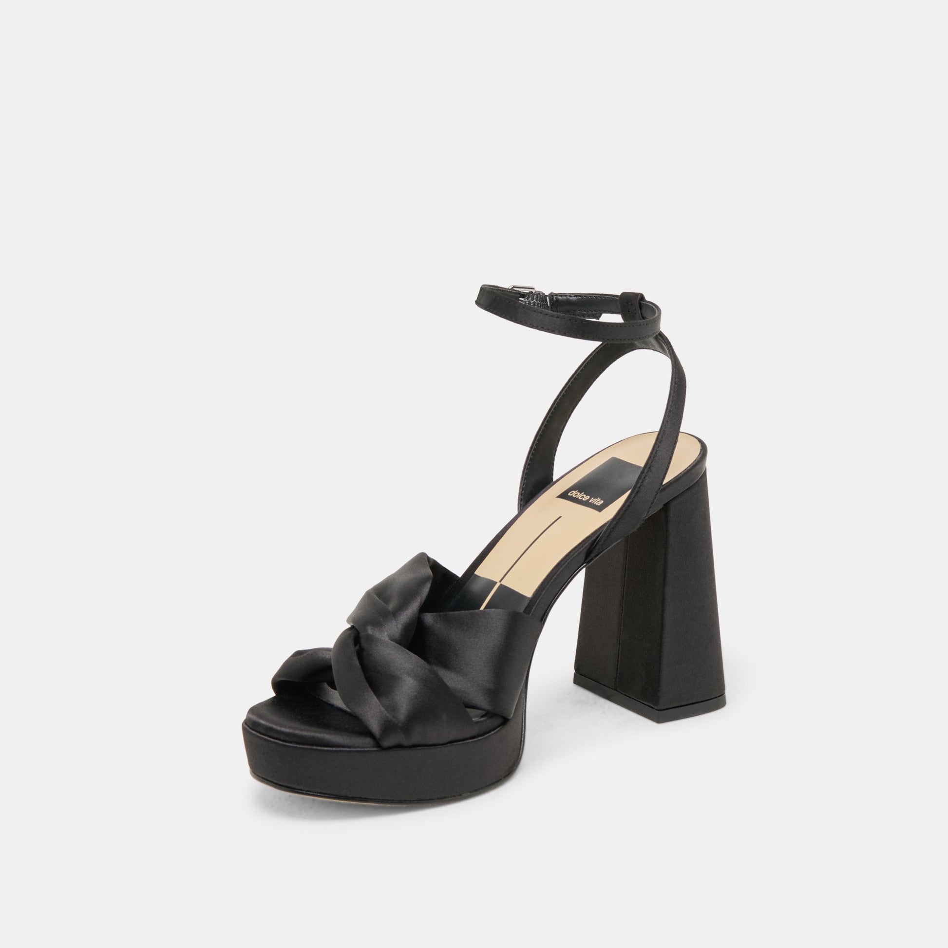 PARLO HEELS ONYX SATIN
 – Dolce Vita Dolce Vita On sale