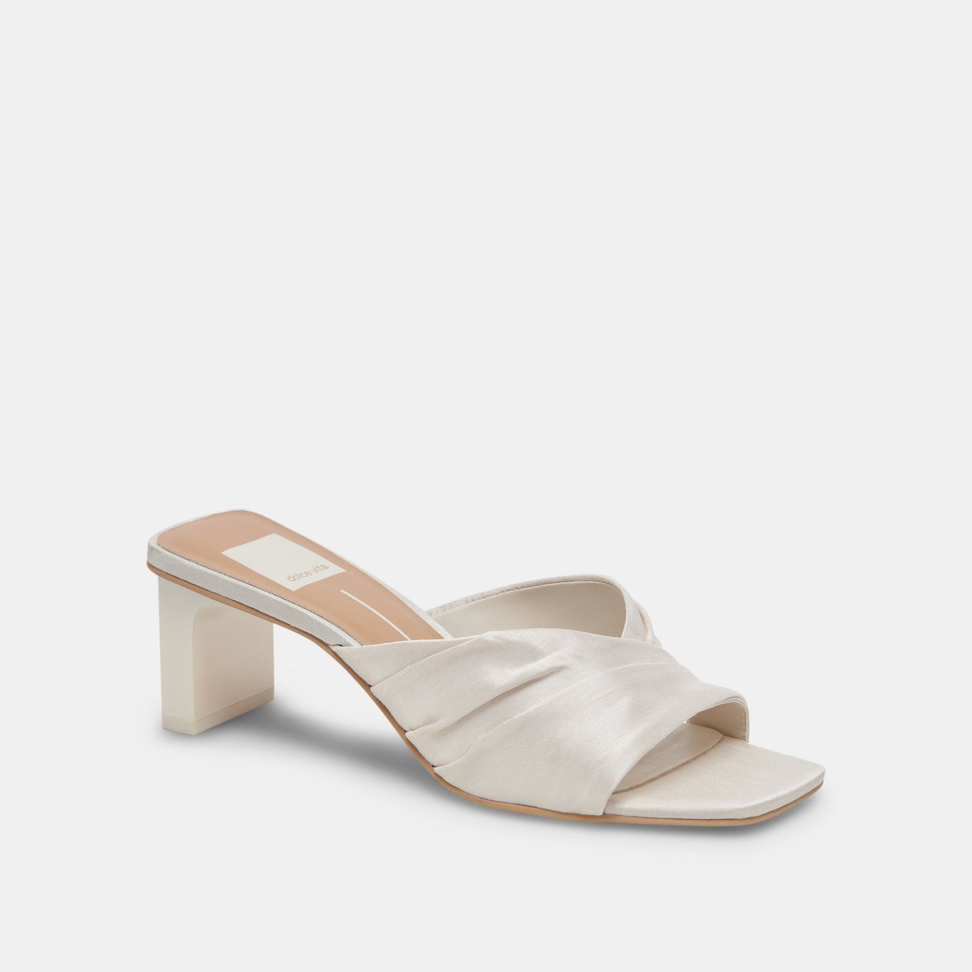 CARLAN HEELS OFF WHITE SILK
 – Dolce Vita Dolce Vita For sale