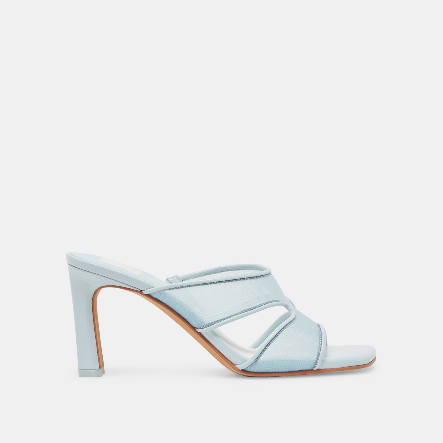 Gitel Wide Ice Blue Mesh Heels Dolce Vita us