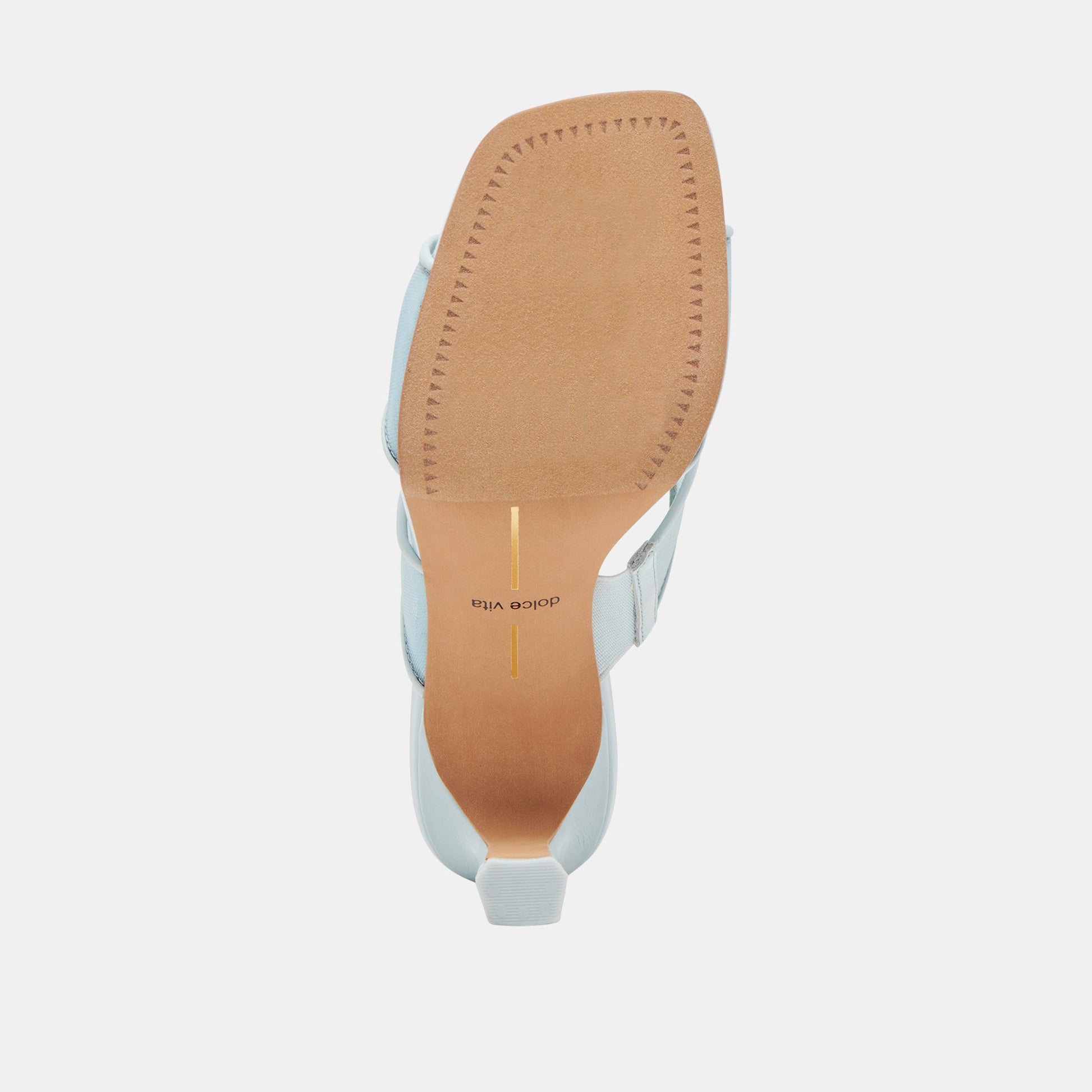 Gitel Wide Ice Blue Mesh Heels Dolce Vita us