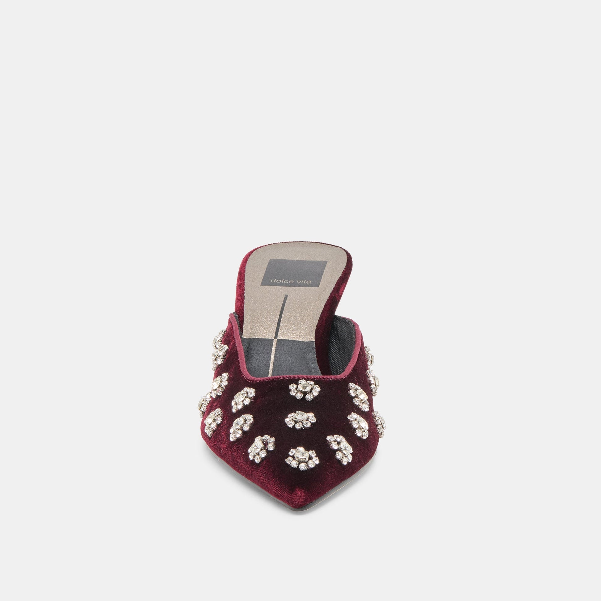 Clara Bordeaux Velvet Heels Dolce Vita Online