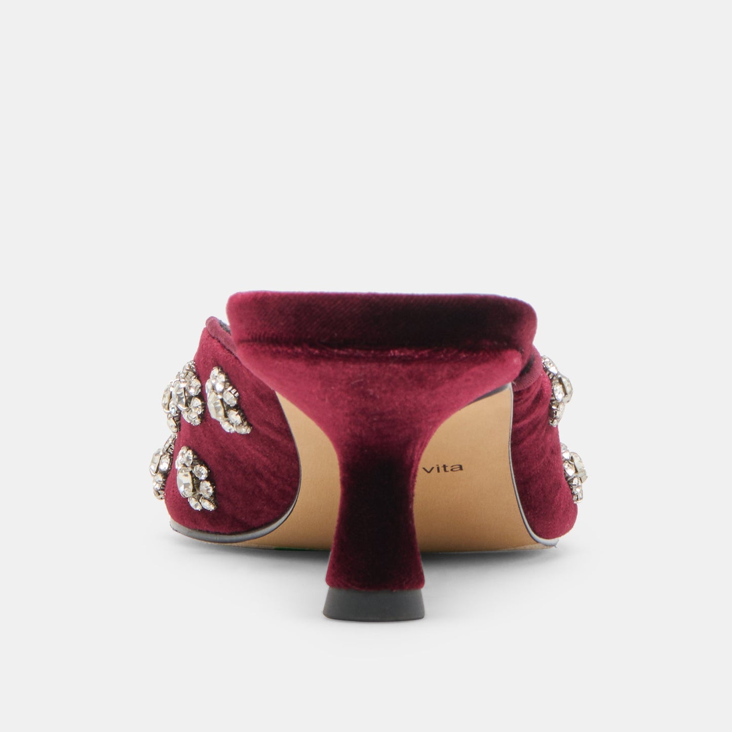 Clara Bordeaux Velvet Heels Dolce Vita Online