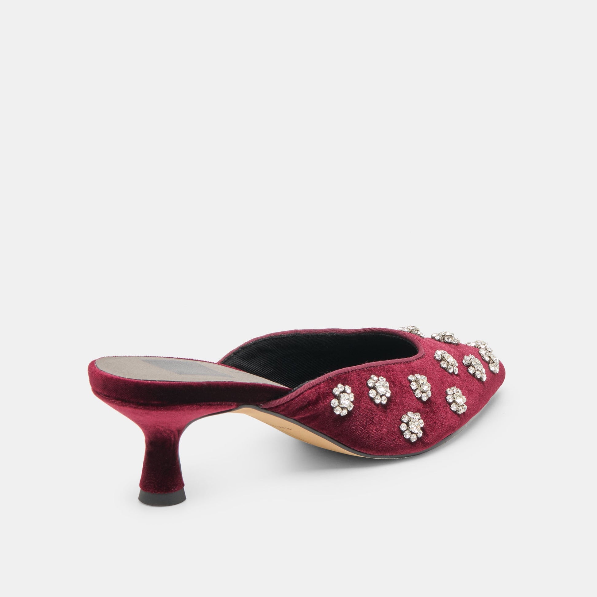 Clara Bordeaux Velvet Heels Dolce Vita Online
