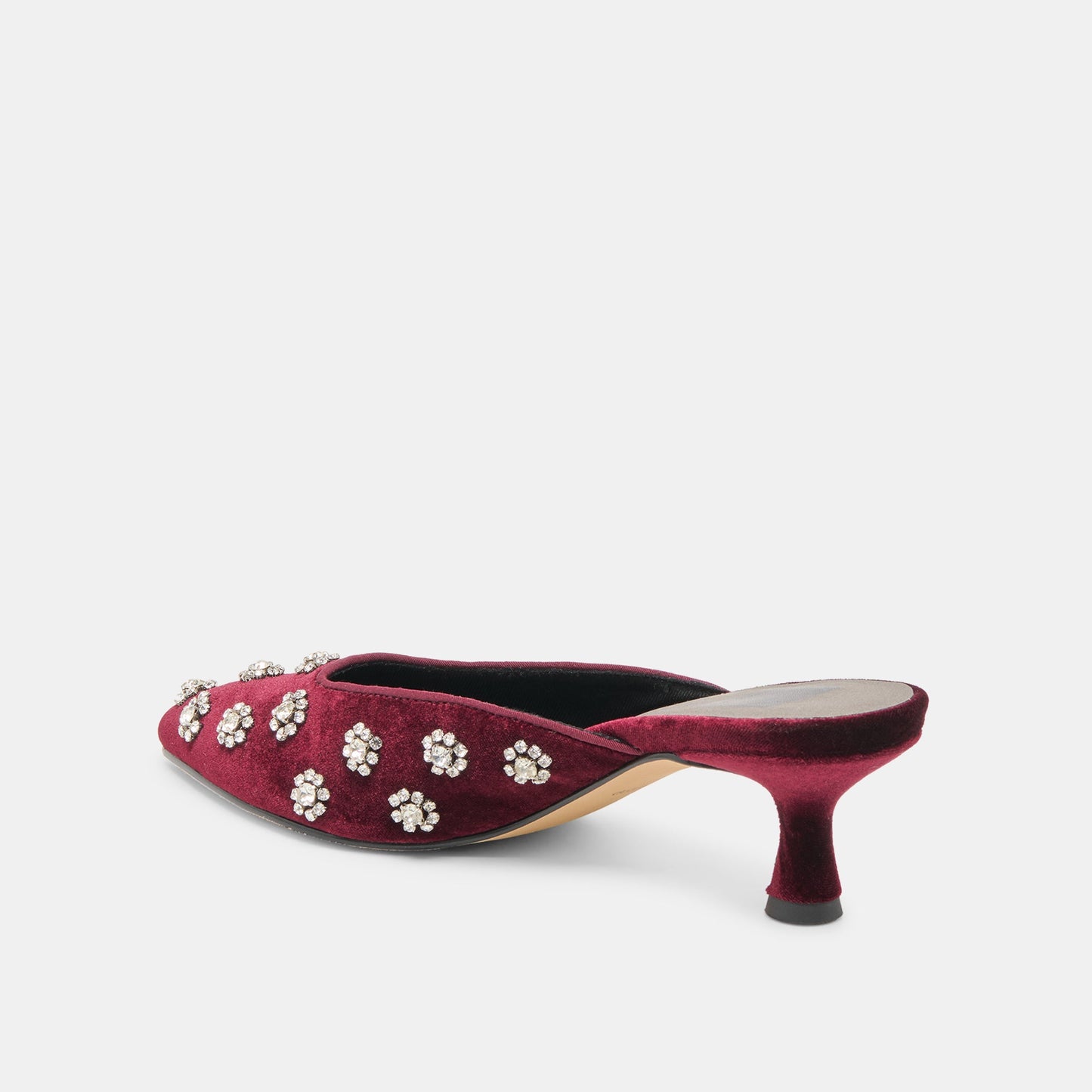 Clara Bordeaux Velvet Heels Dolce Vita Online