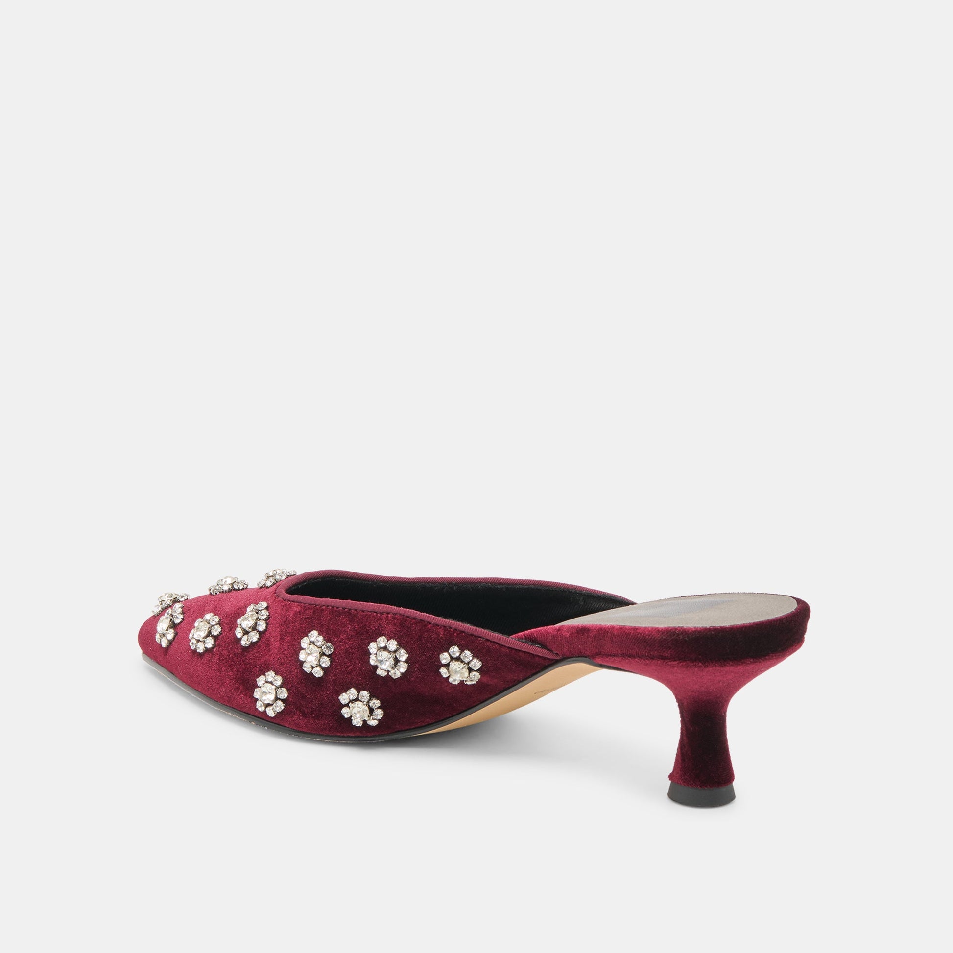 Clara Bordeaux Velvet Heels Dolce Vita Online