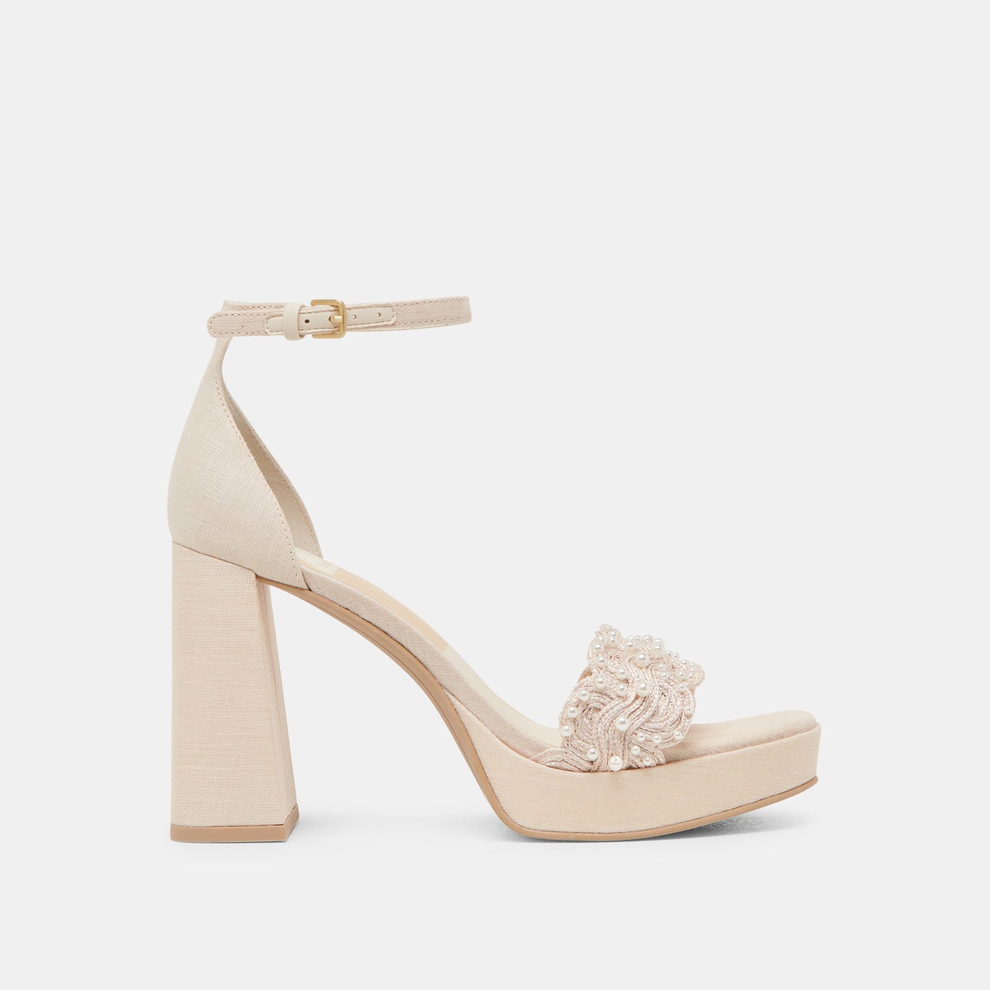 PELTIN PEARL HEELS VANILLA WOVEN RAFFIA
 – Dolce Vita Dolce Vita Outlet
