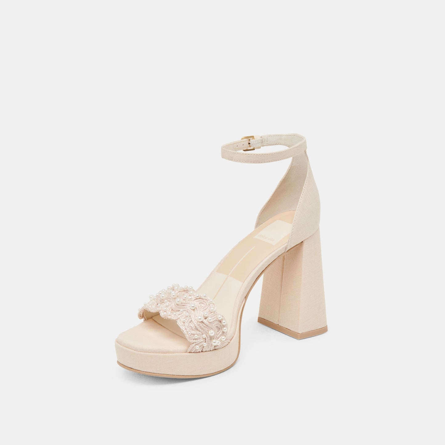 PELTIN PEARL HEELS VANILLA WOVEN RAFFIA
 – Dolce Vita Dolce Vita Outlet