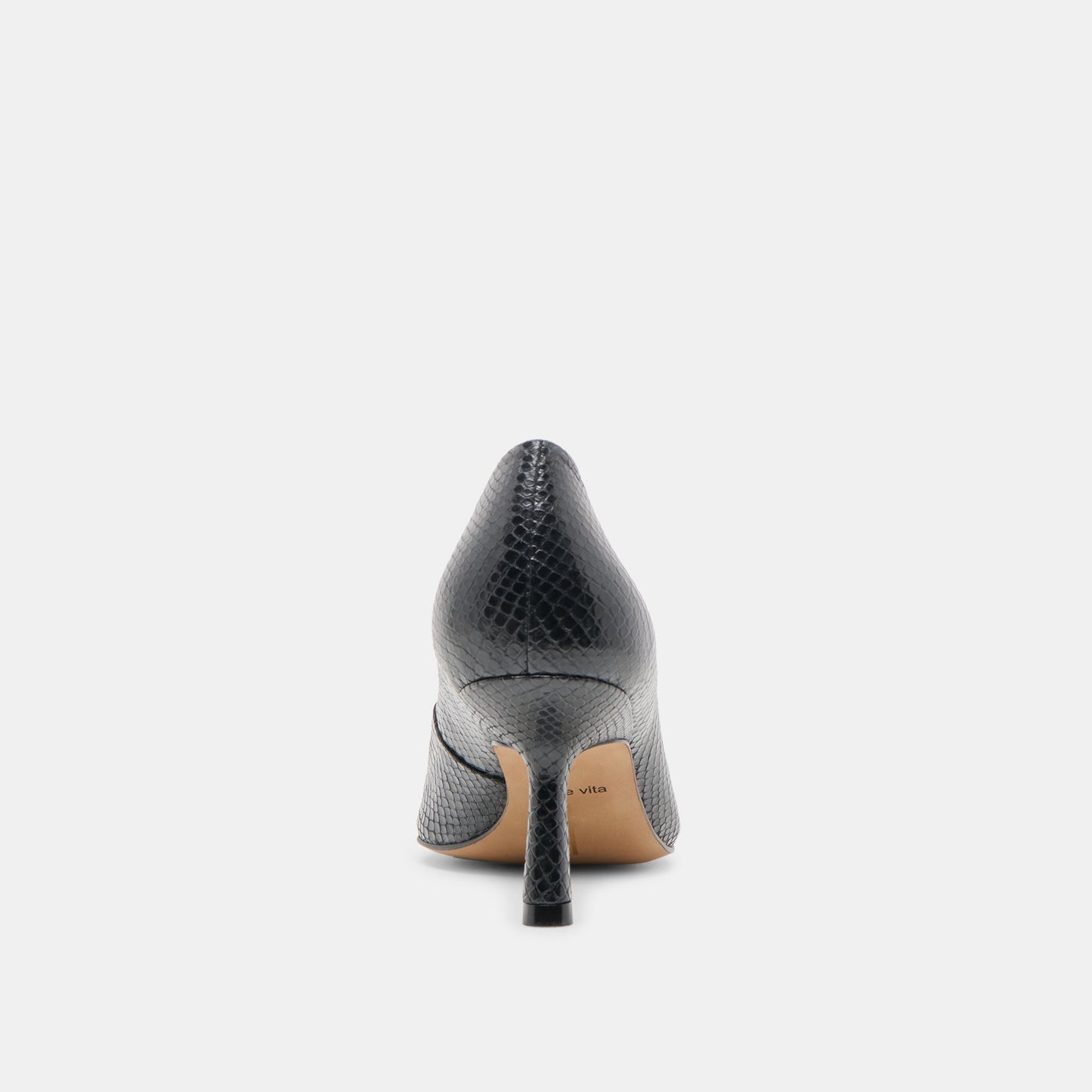 Briona Onyx Embossed Leather Heels Dolce Vita On sale