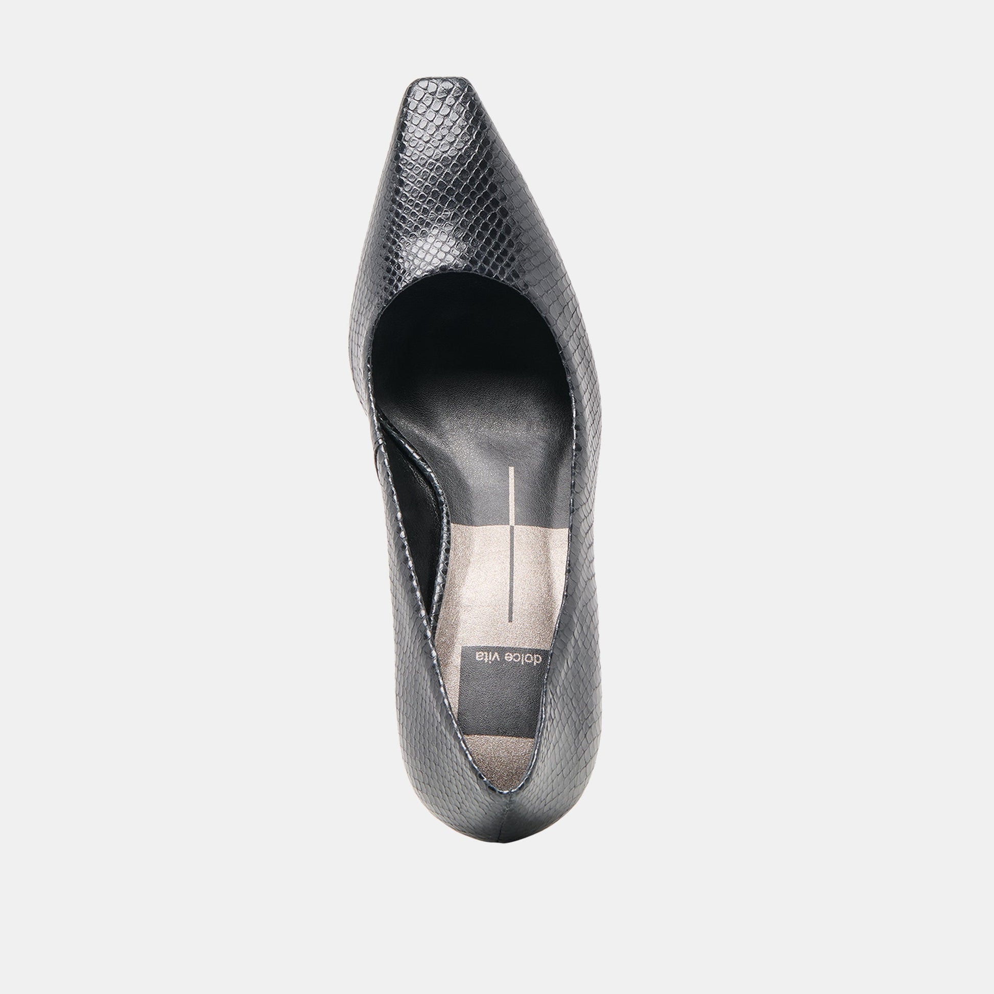 Briona Onyx Embossed Leather Heels Dolce Vita On sale
