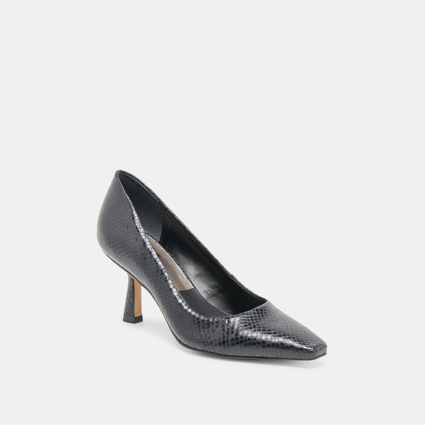 Briona Onyx Embossed Leather Heels Dolce Vita On sale