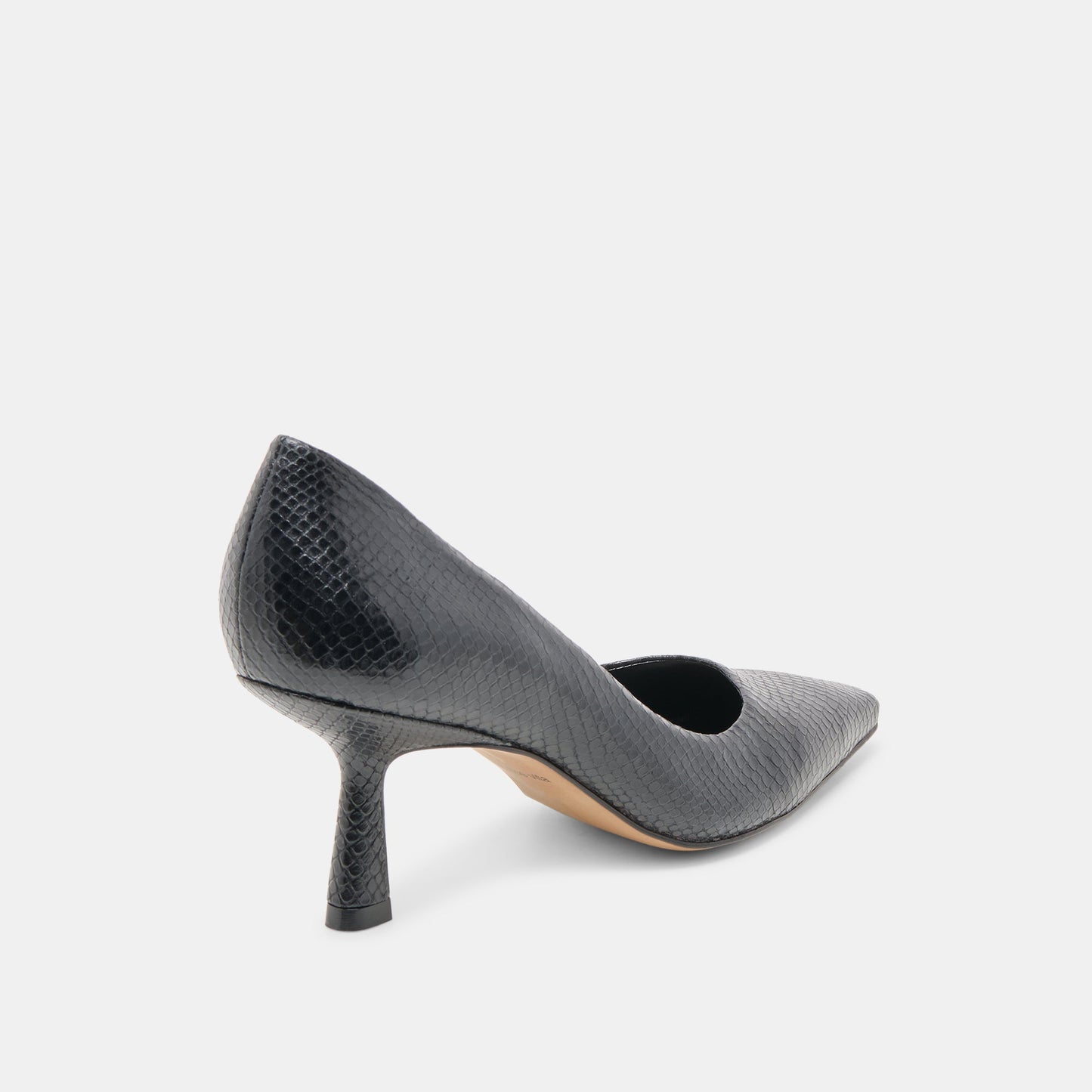 Briona Onyx Embossed Leather Heels Dolce Vita On sale