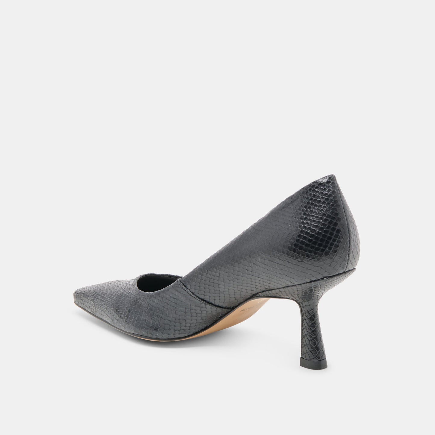 Briona Onyx Embossed Leather Heels Dolce Vita On sale