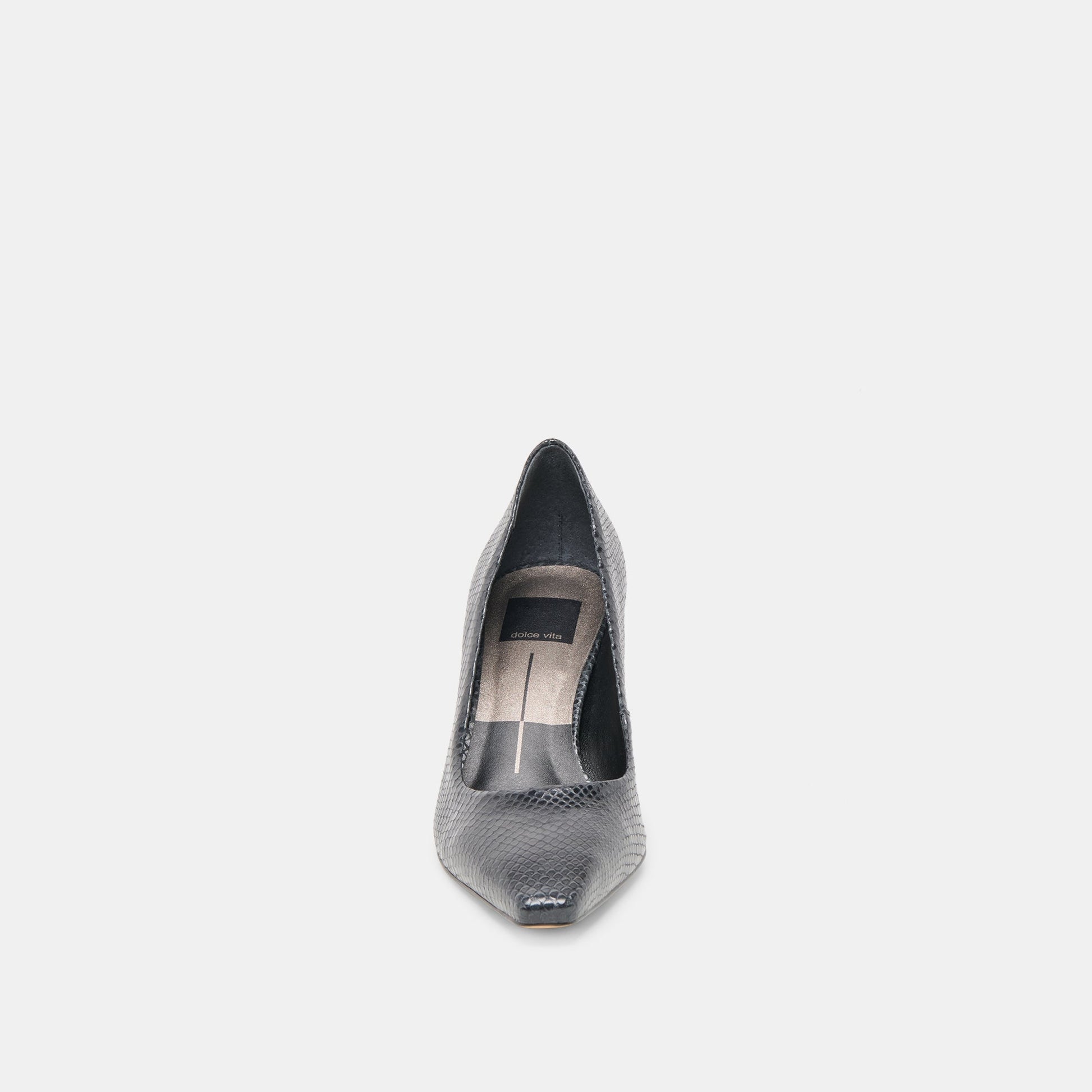 Briona Onyx Embossed Leather Heels Dolce Vita On sale