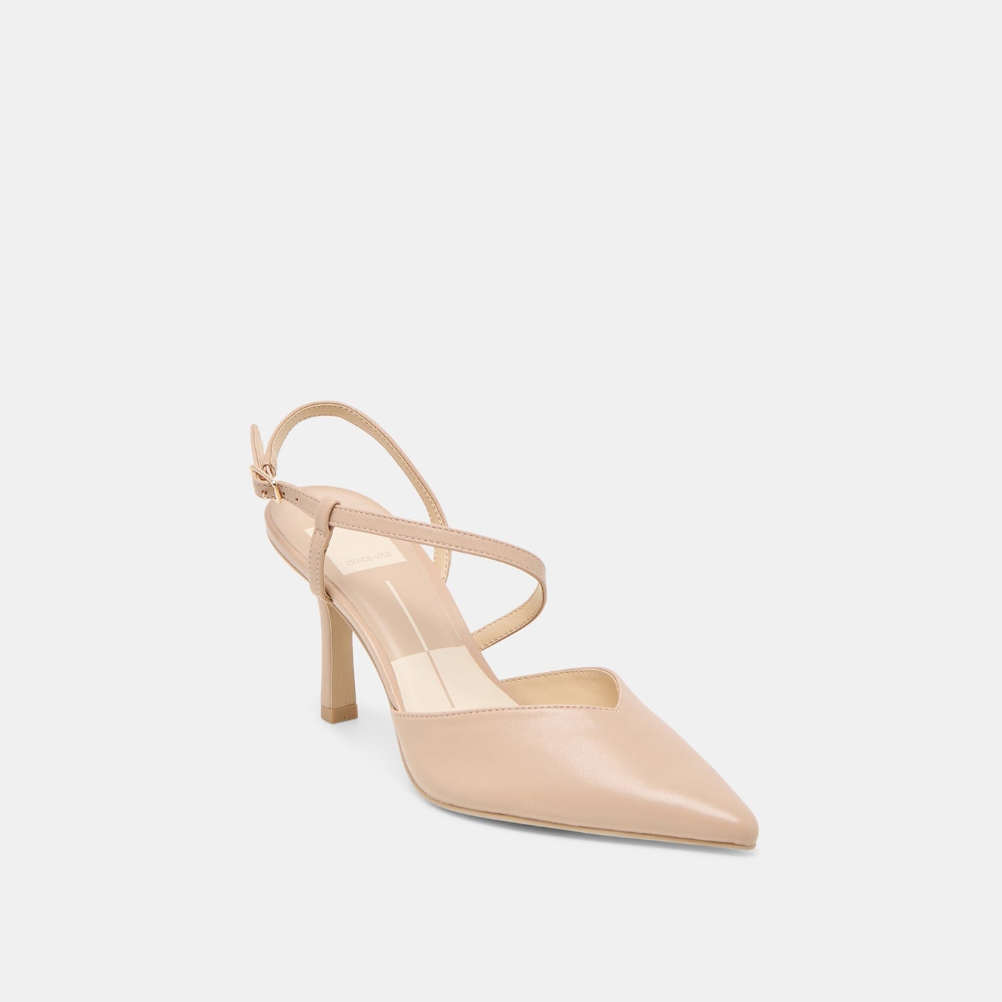 Kamra Beige Leather Heels Dolce Vita For sale