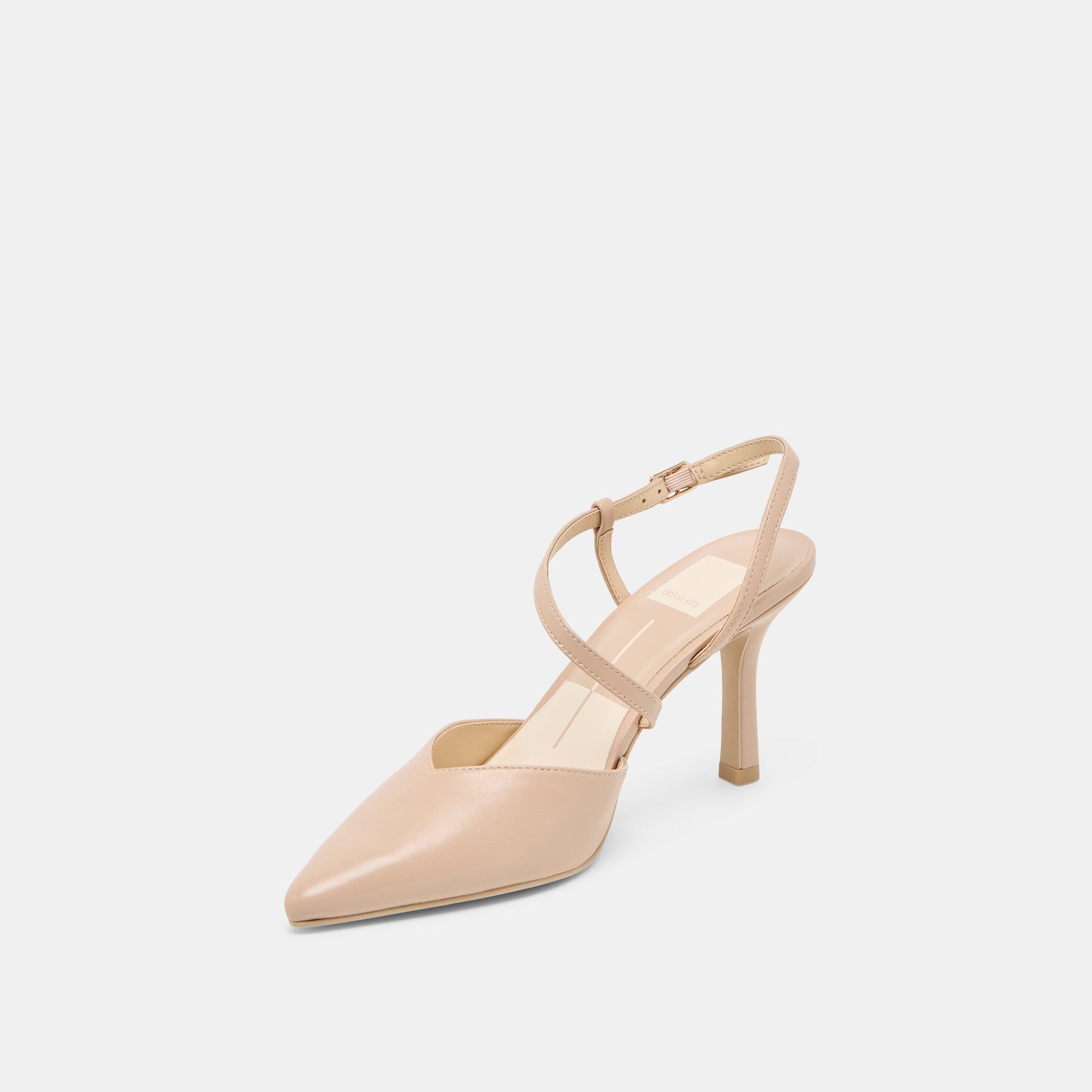 Kamra Beige Leather Heels Dolce Vita For sale