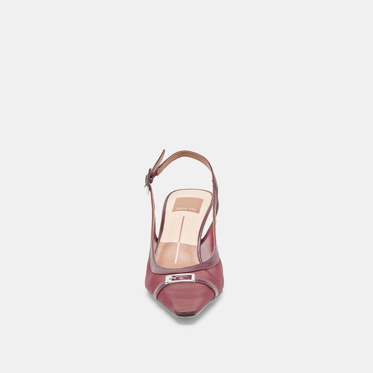 Lorine Burgundy Mesh Heels Dolce Vita us