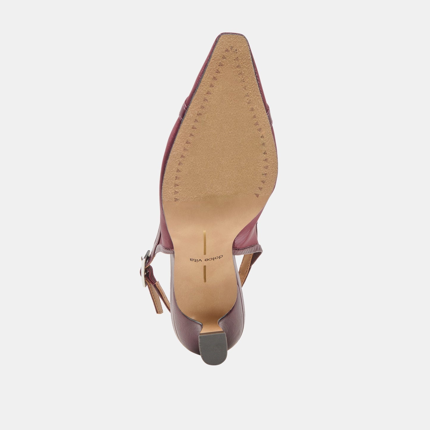Lorine Burgundy Mesh Heels Dolce Vita us