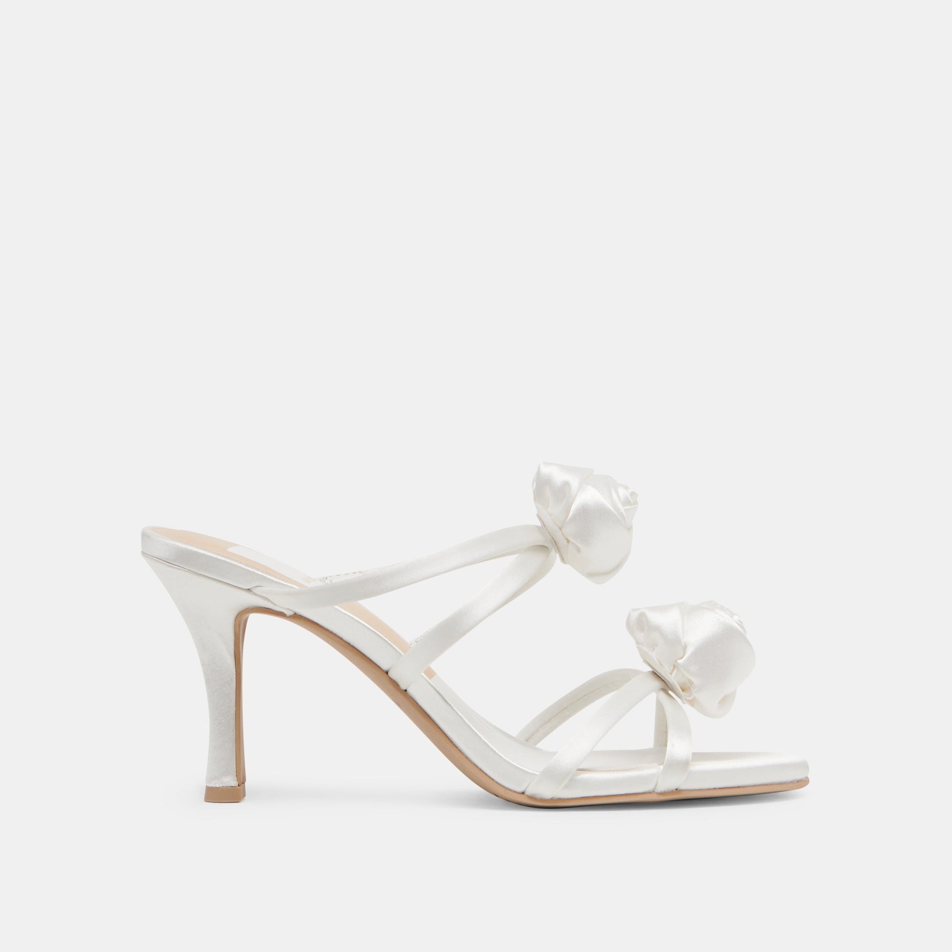 LINZY HEELS TRUE WHITE SATIN
 – Dolce Vita Dolce Vita New