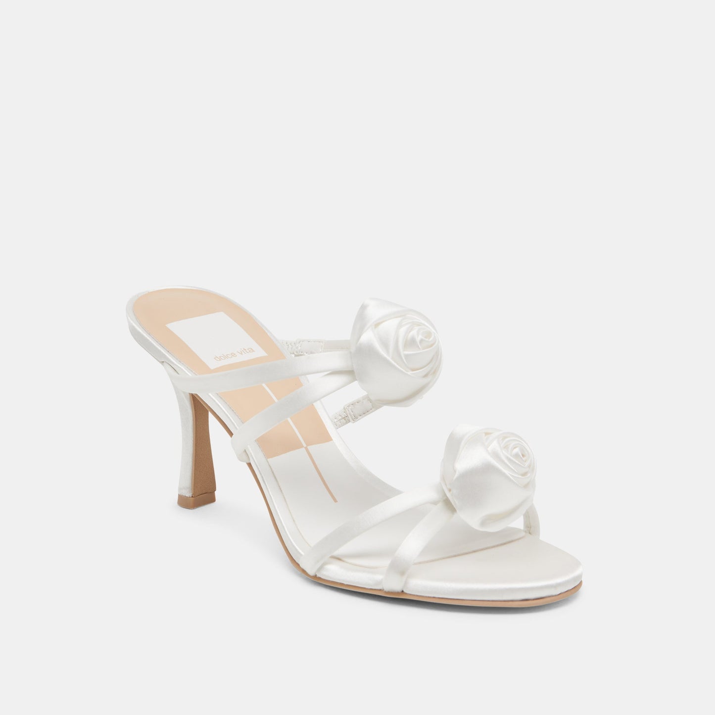 LINZY HEELS TRUE WHITE SATIN
 – Dolce Vita Dolce Vita New