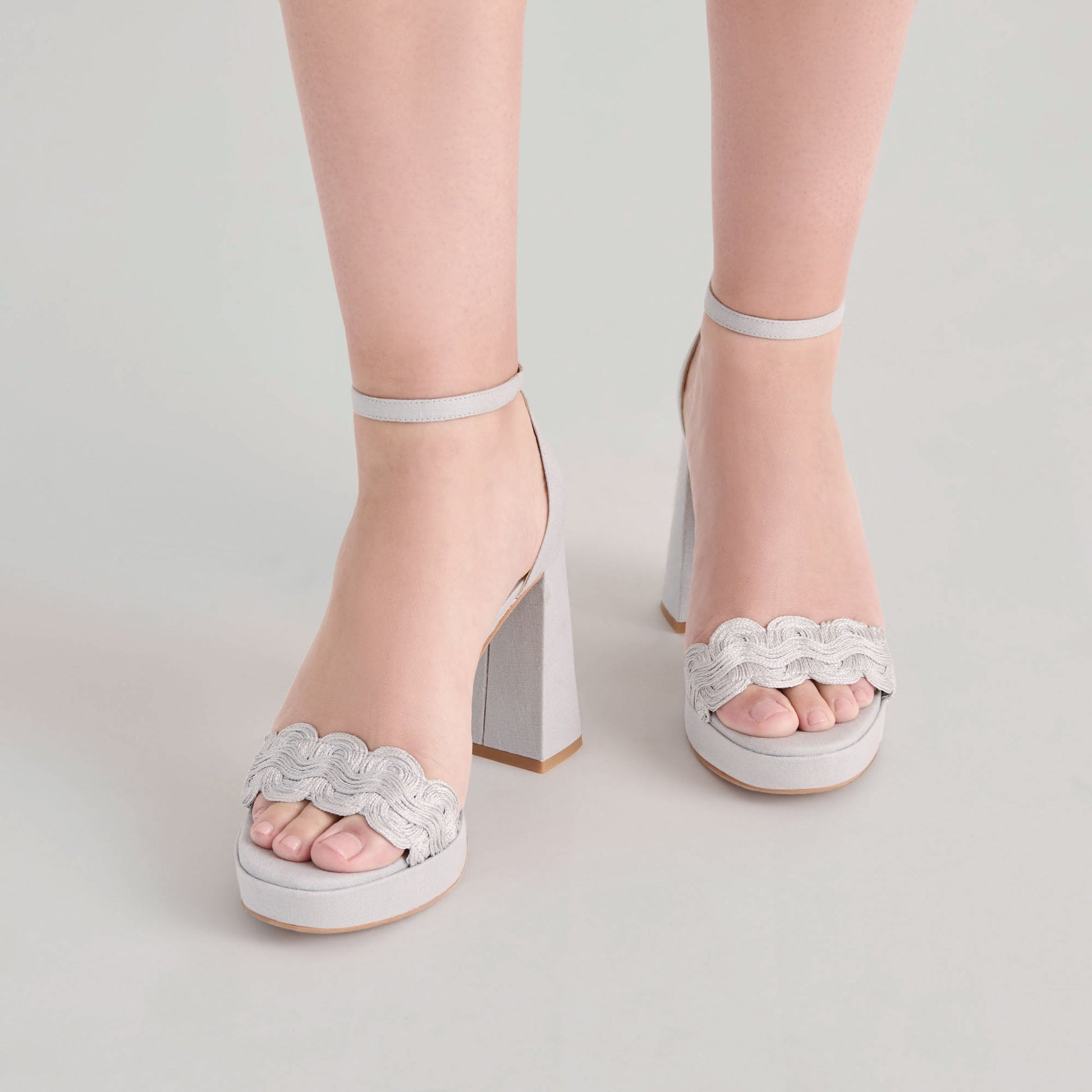 PELTIN HEELS GREY WOVEN RAFFIA
 – Dolce Vita Dolce Vita Discount